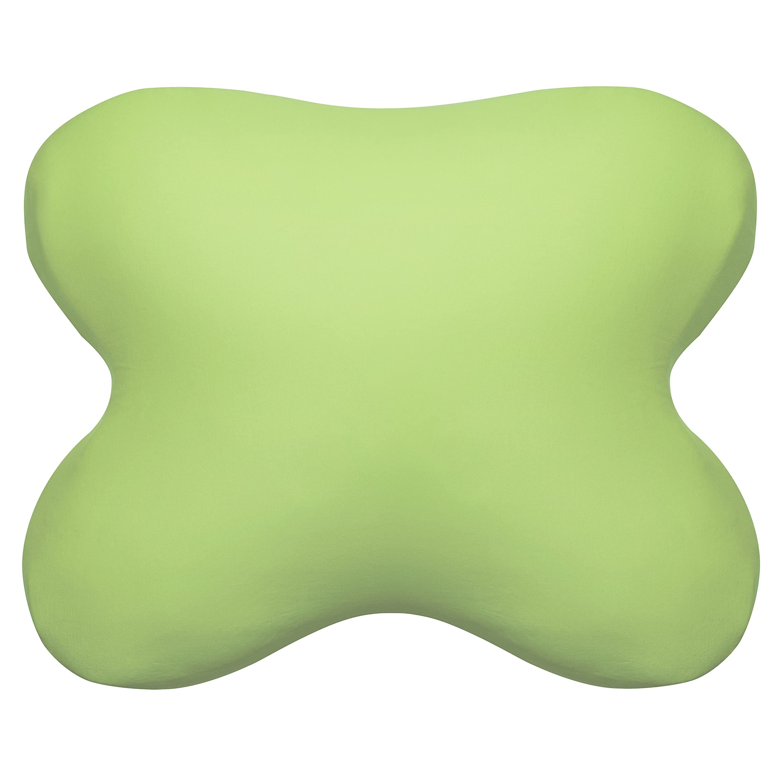 EddaLux Cover for Tempur Ombracio Cushion, Stomach Sleeper Pillow, Cushion Cover for Butterfly Pillow with Branded Zip, 100% Cotton lime