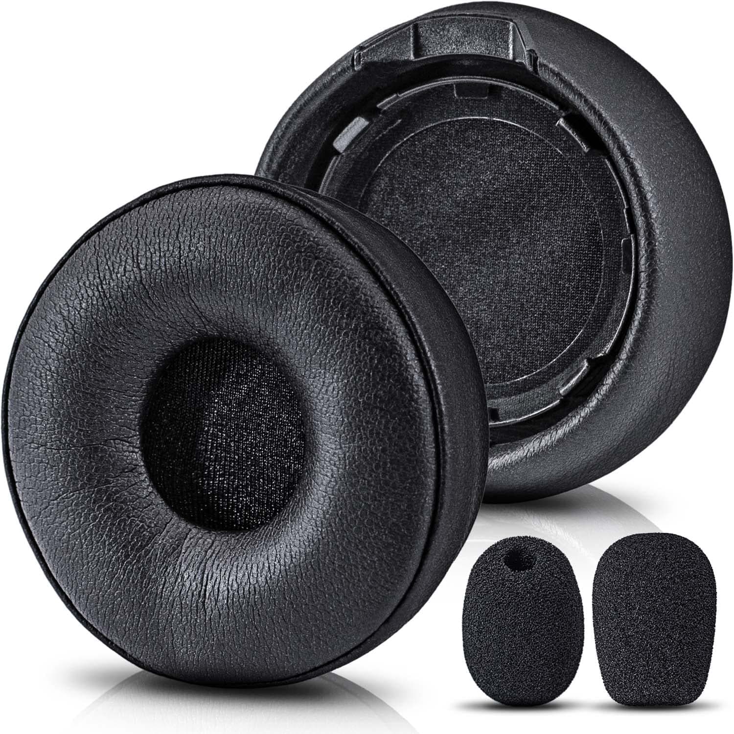 Engage 75 Earpads - Compatible with Engage 75/65 Headset I Replacement Ear Cushions with Microphone Foam - NOT FIT Engage Convertible and Engage Mono Version Model