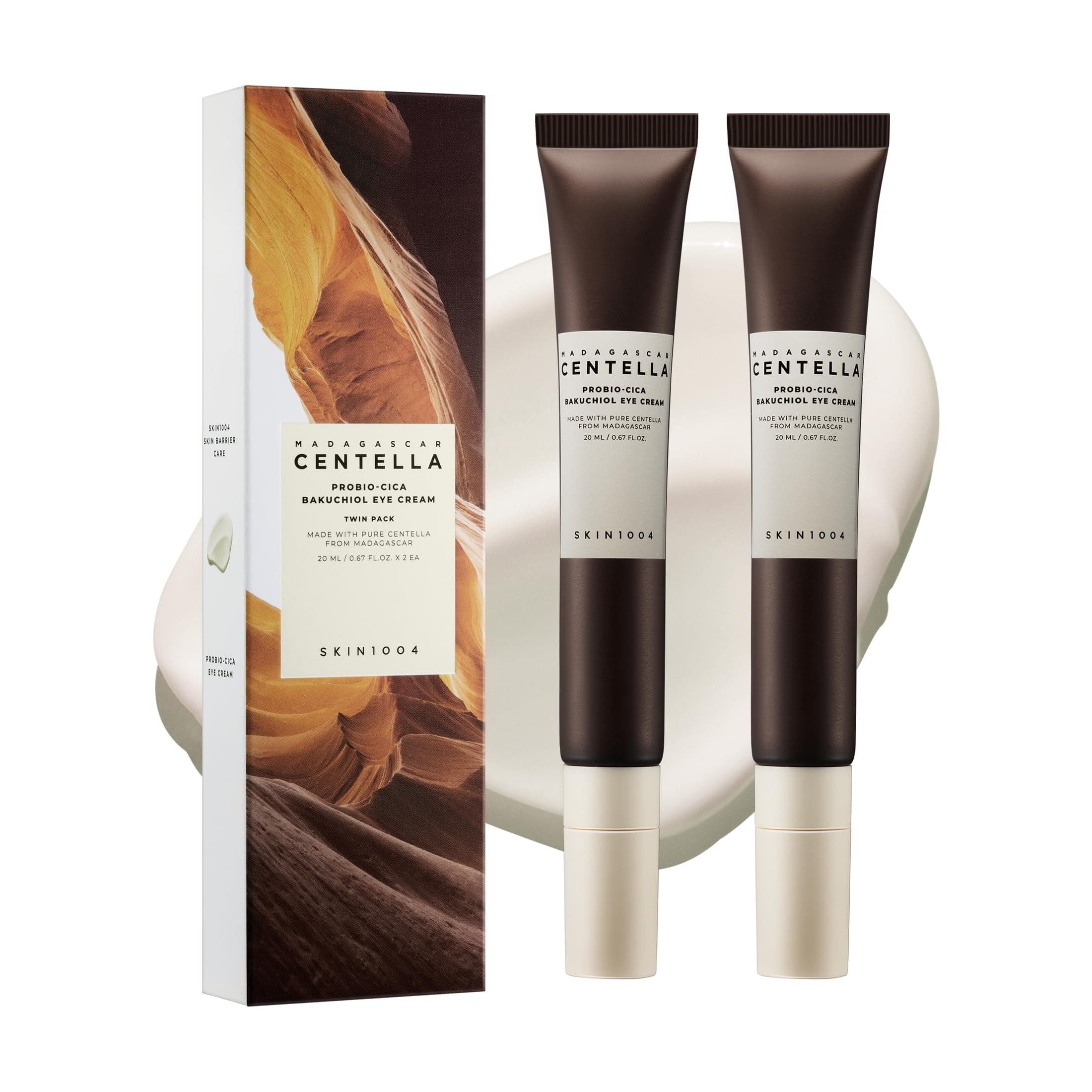 Centella Probio-Cica Bakuchiol Eye Cream, Korean Eye Cream for Fine Lines with Centella, Hydrating Eye Treatment for Under Eye Area, Retinol Alternative, Korean Skin Care, 0.67 fl.oz / 20ml