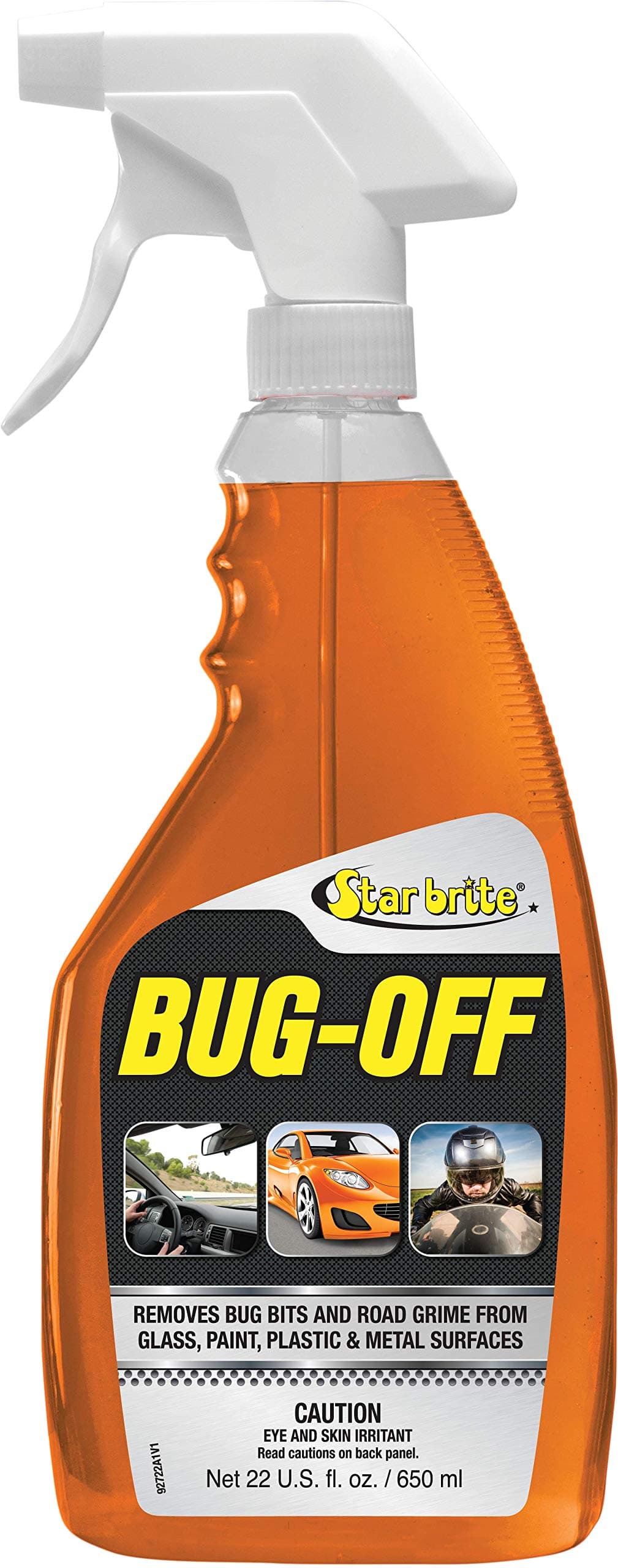 Star Brite 092722 Bug Off - Automotive Insect Remover Spray - 22 oz,