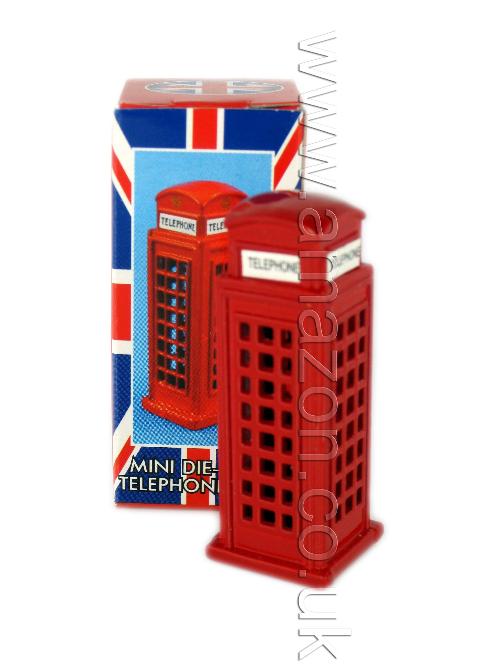 London Souvenir Mini Die Cast Metal Figurine- London Red Telephone Box