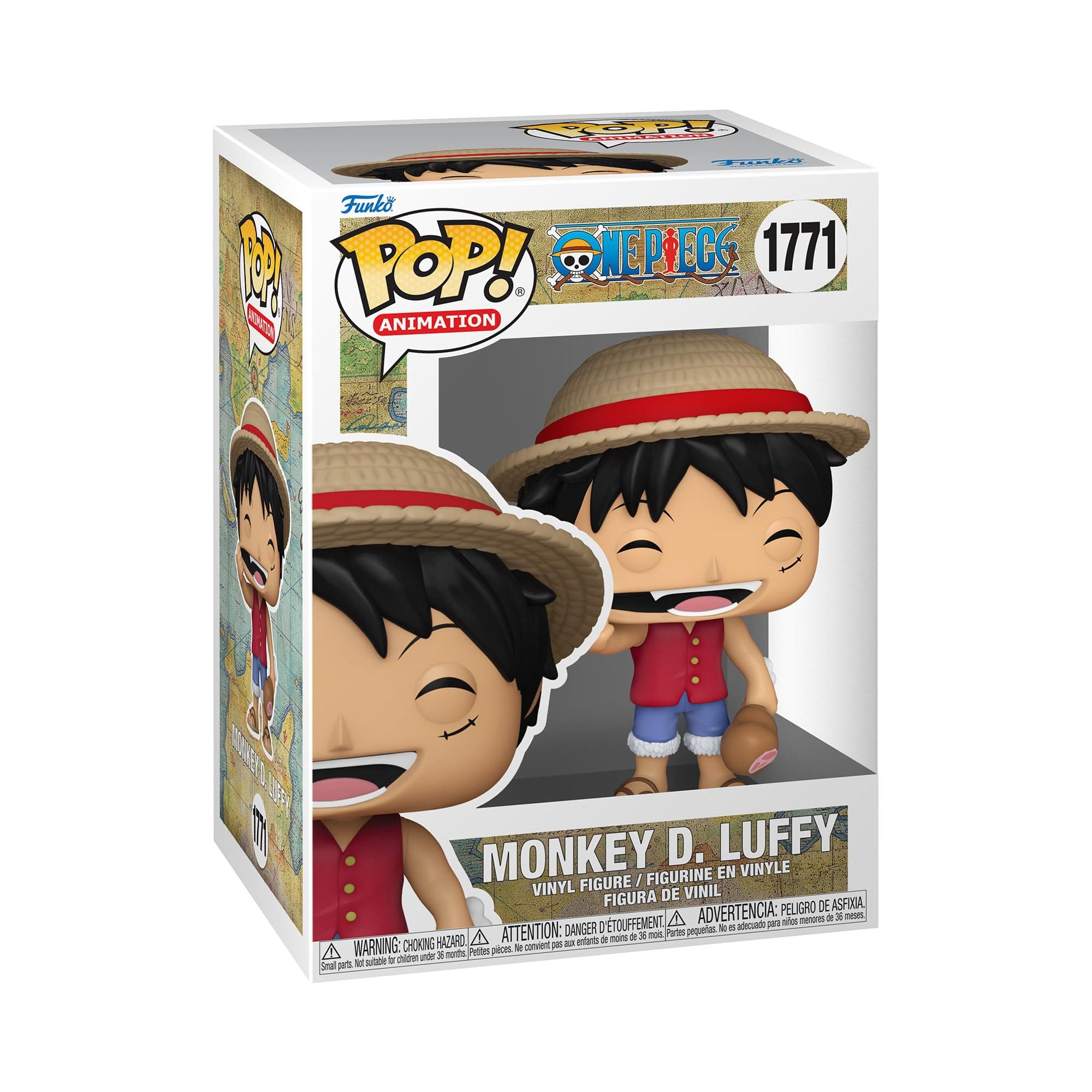 POP! Animation: One Piece - Luffy - Collectable Vinyl Figure - Gift Idea - Official Merchandise - Toys For Kids & Adults - Model Figure for Collectors and Display