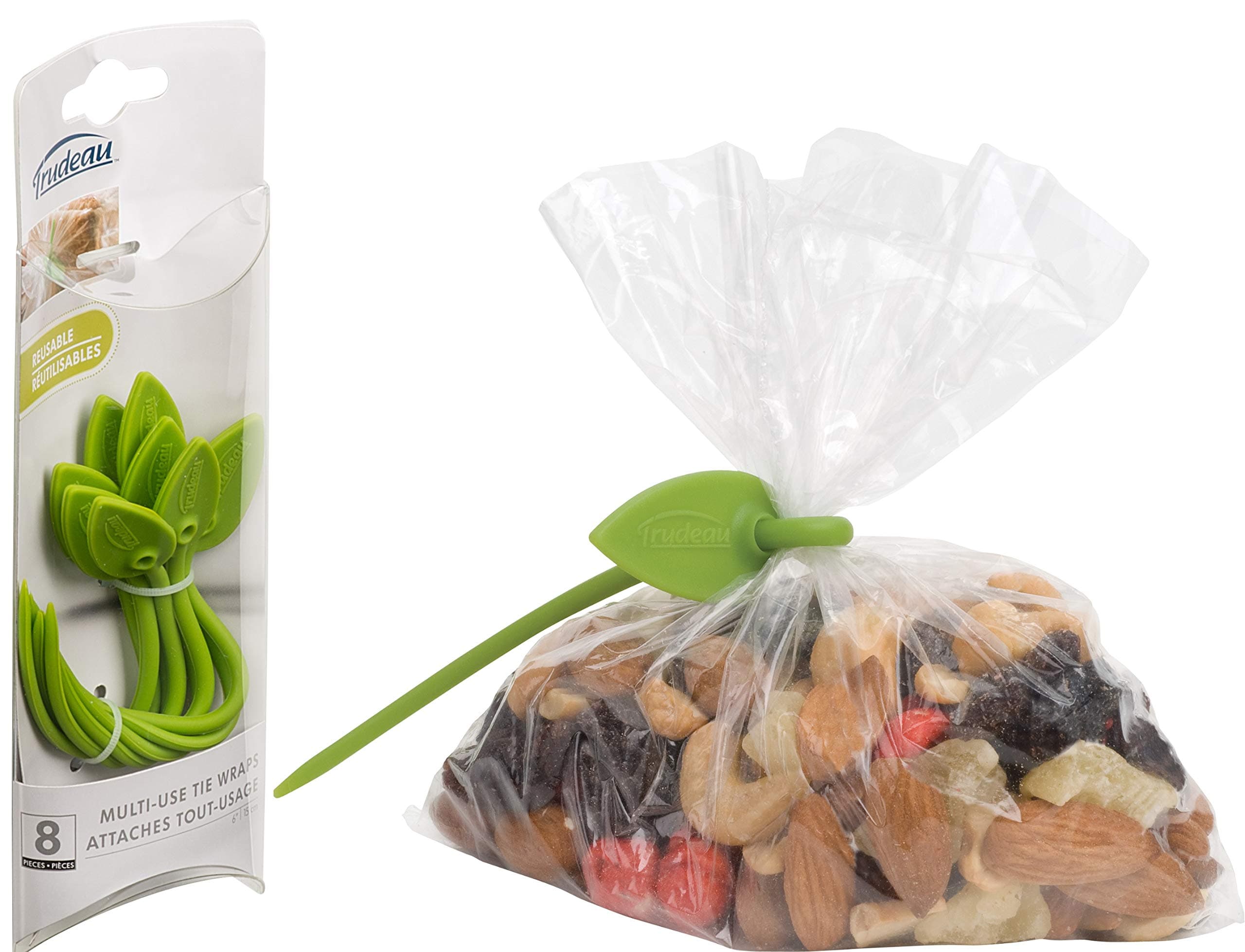 TRUDEAU Silicone Tie Wraps 8Ct, 8 CT