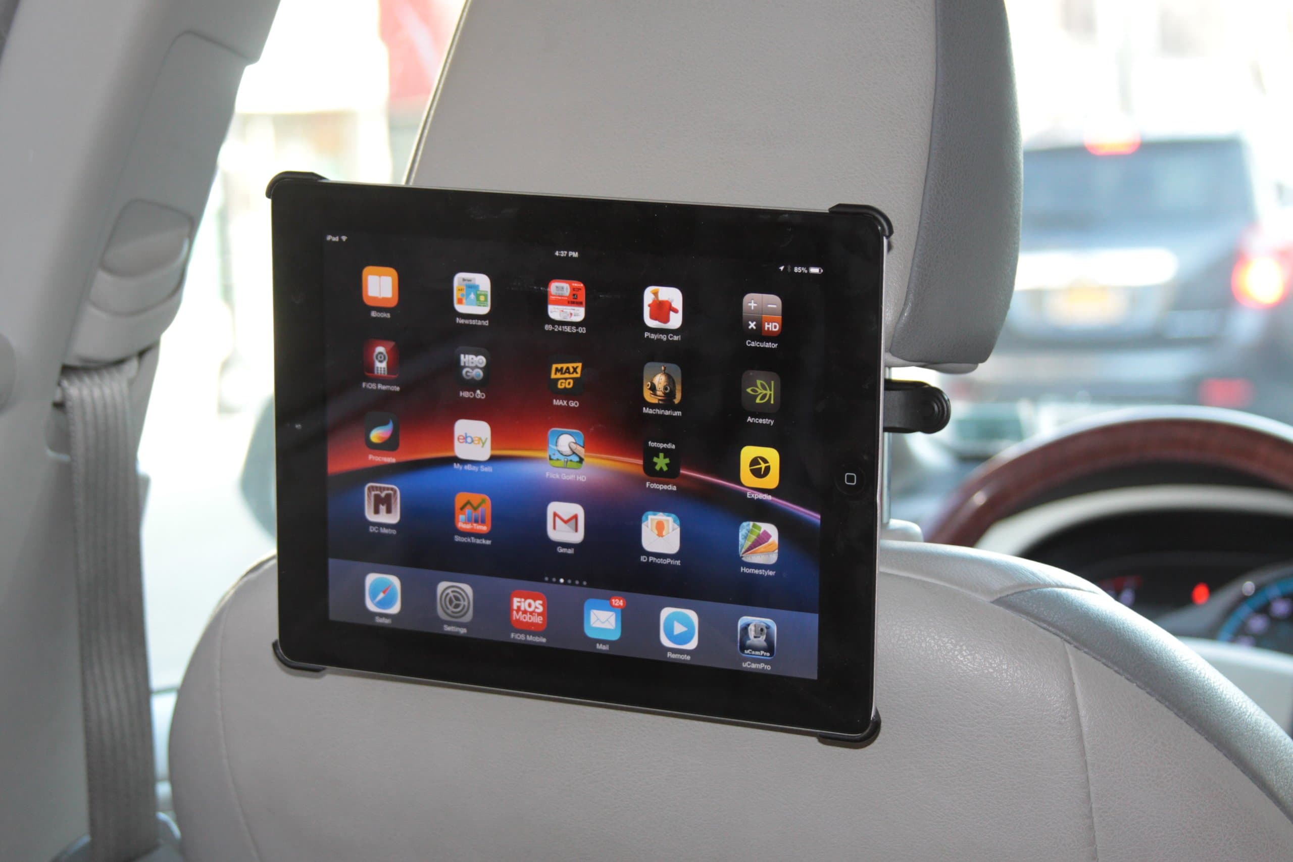DgRock Car Headrest Backseat Mount For iPad 4 iPad 3 iPad 2