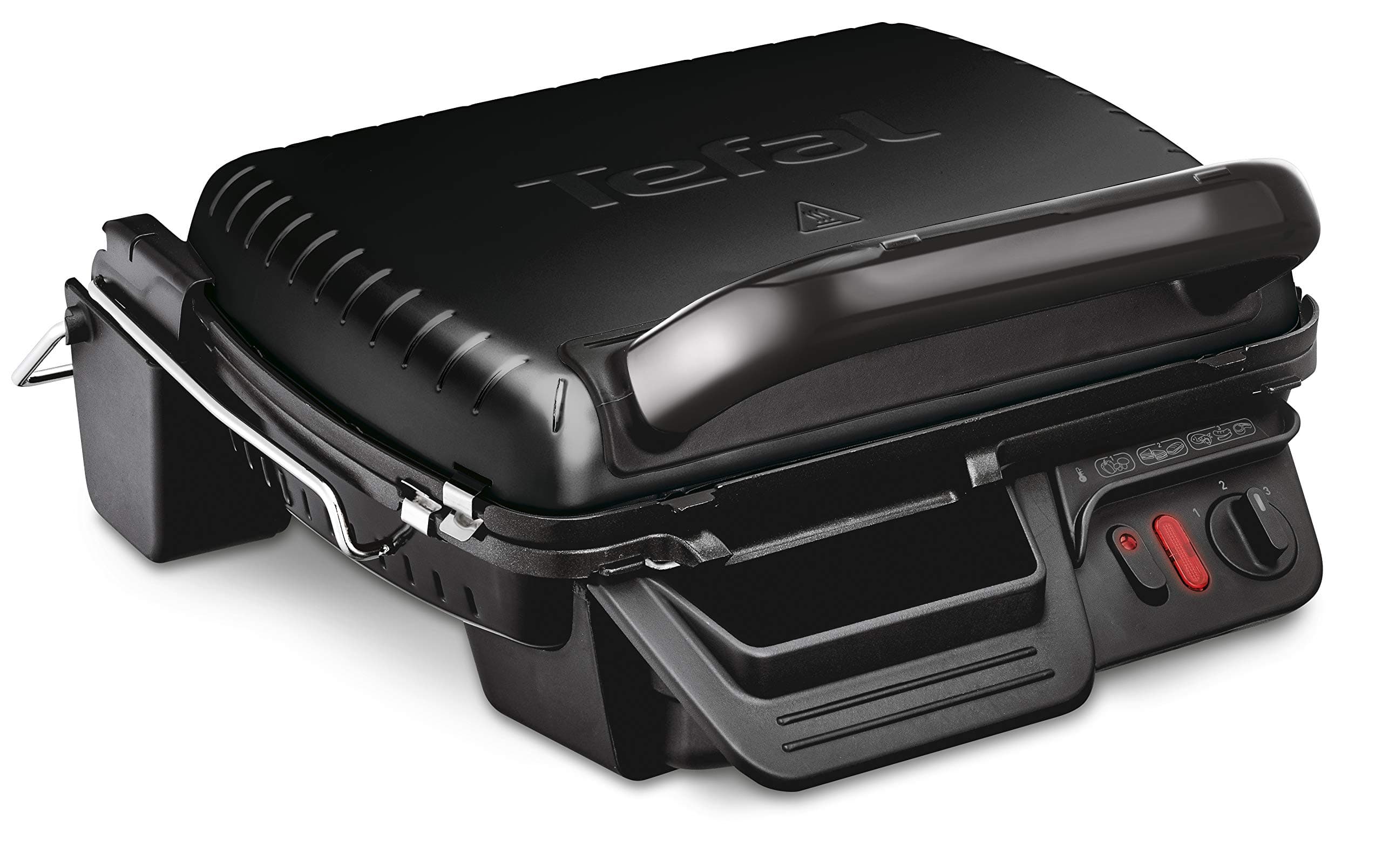 Tefal Ultracompact 3-in-1 GC308840 Versatile, Health Grill, Black, 2000 W, 4-6 Portions