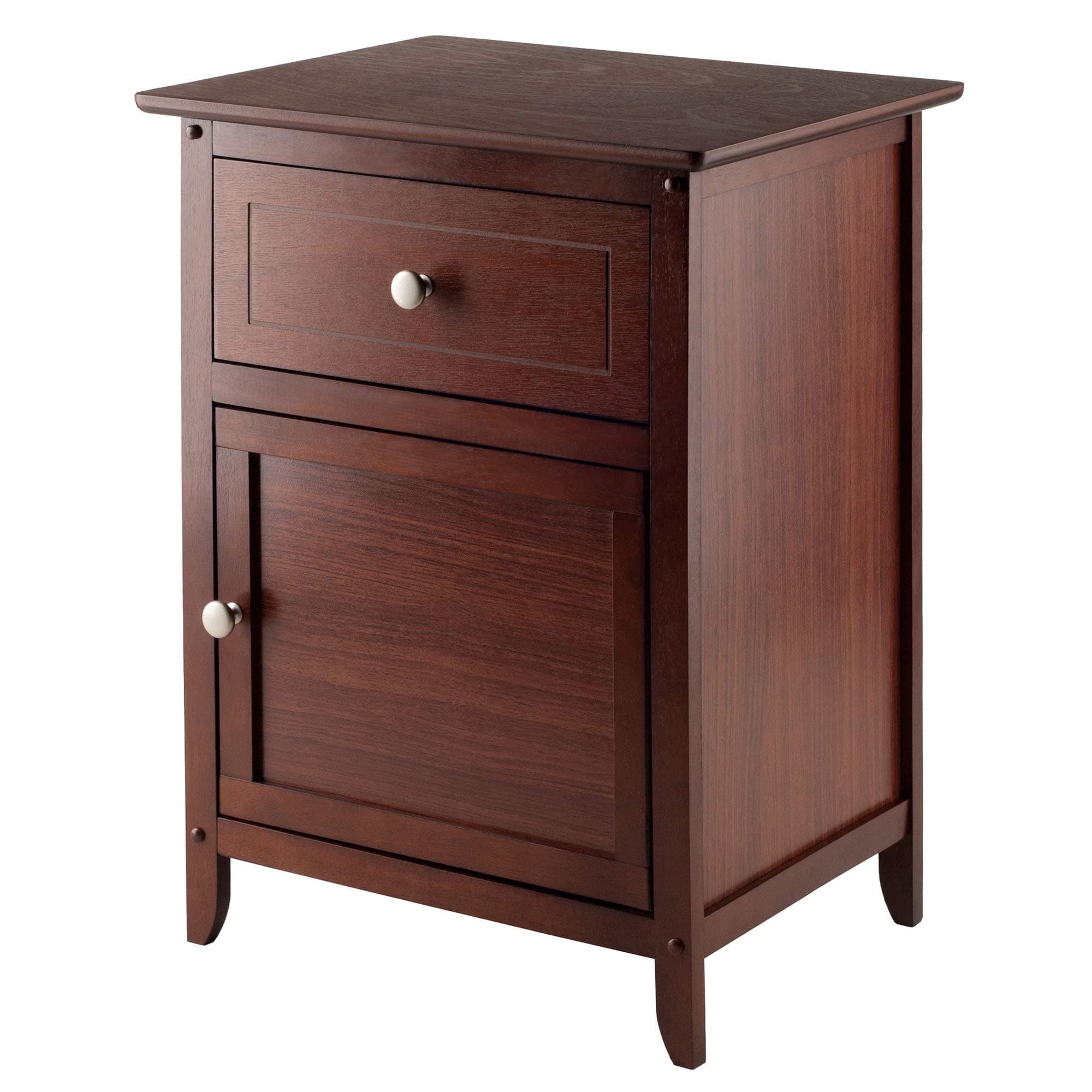 25 x 18.9 x 14.96-Inch Wood Night Stand/Accent Table, Brown (94215)