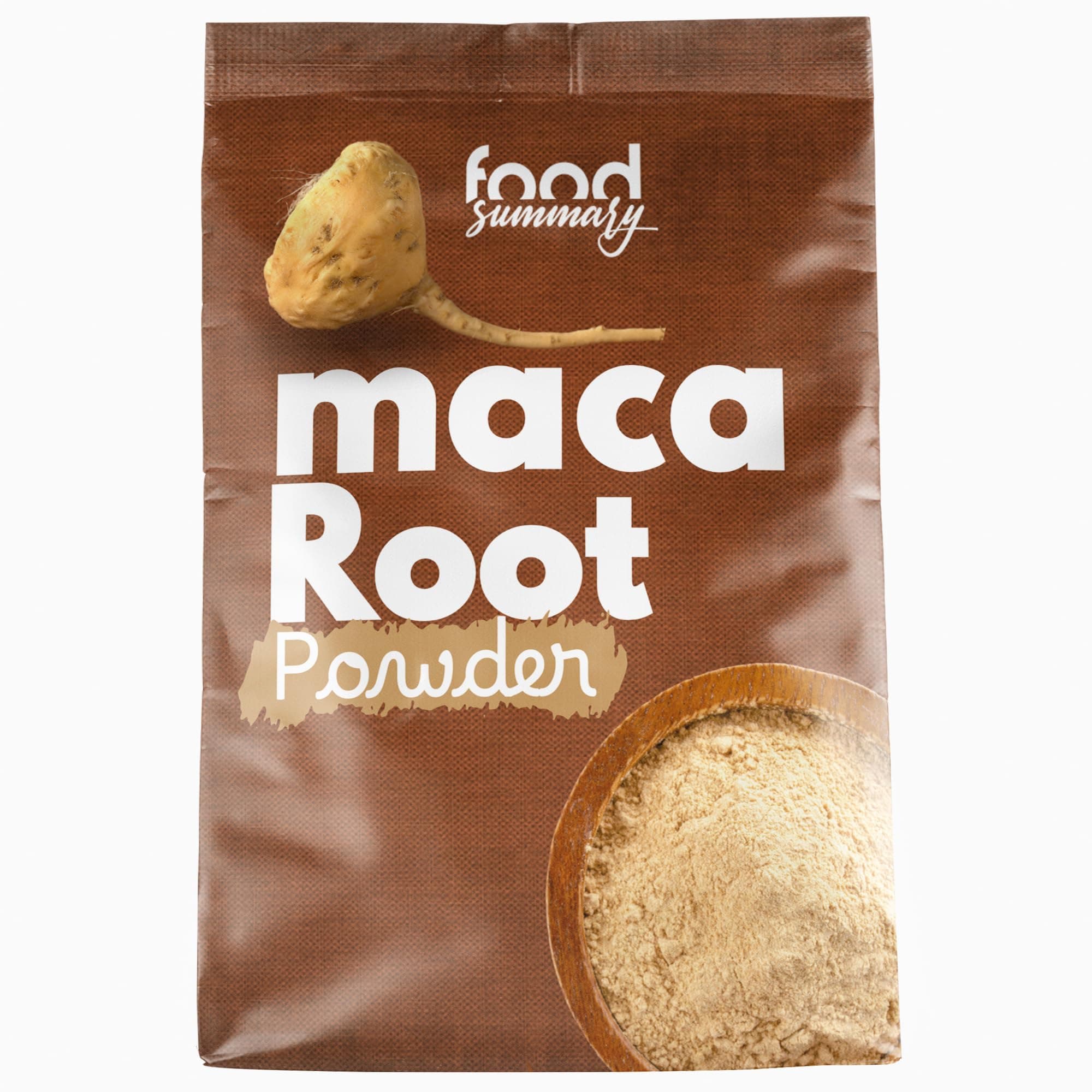 Food Summary Maca Root Powder -Helps Increase Vigor and Performance, Supports Vitality, 125g