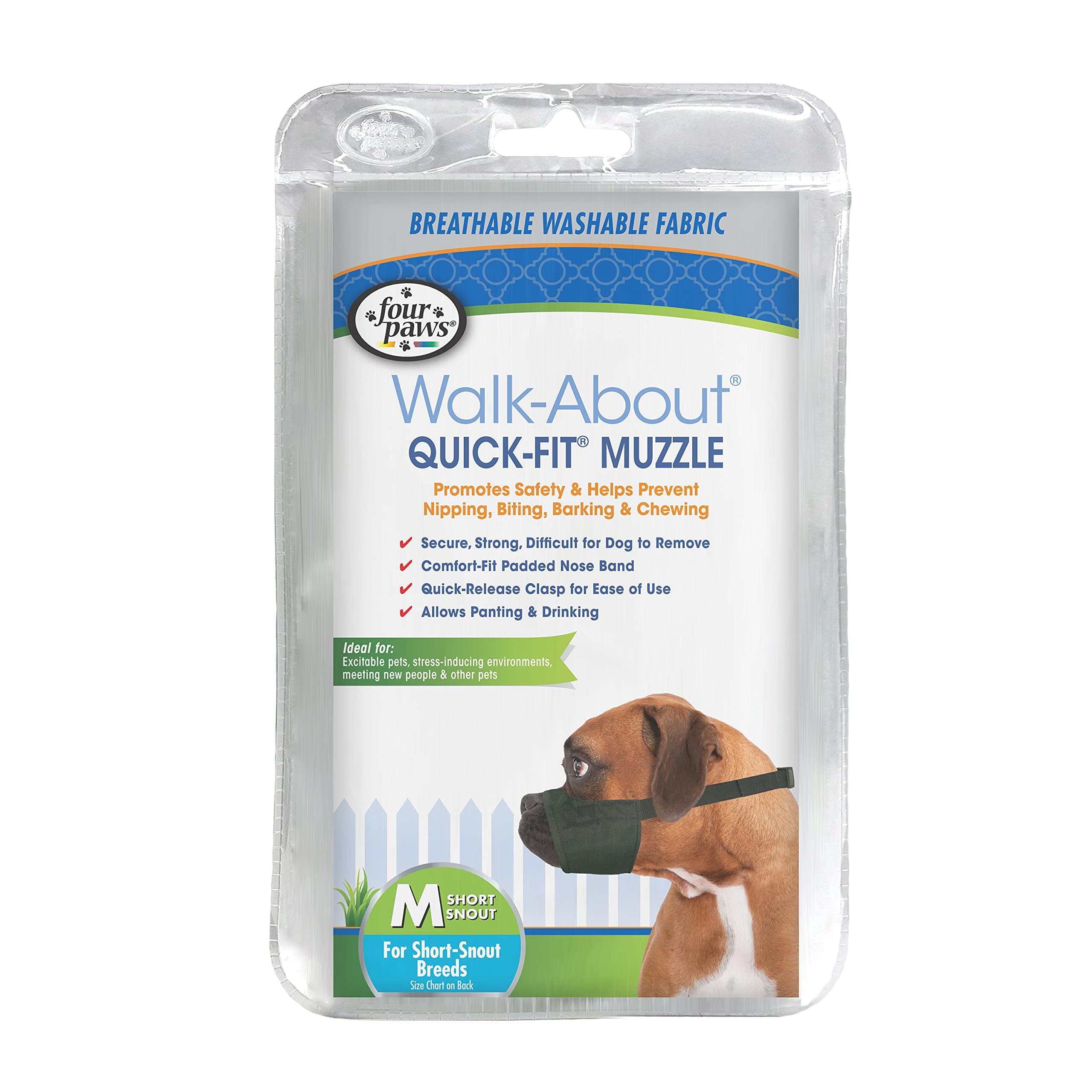 Four Paws Extra Large Quick Fit Dog Muzzle, Size 3XL