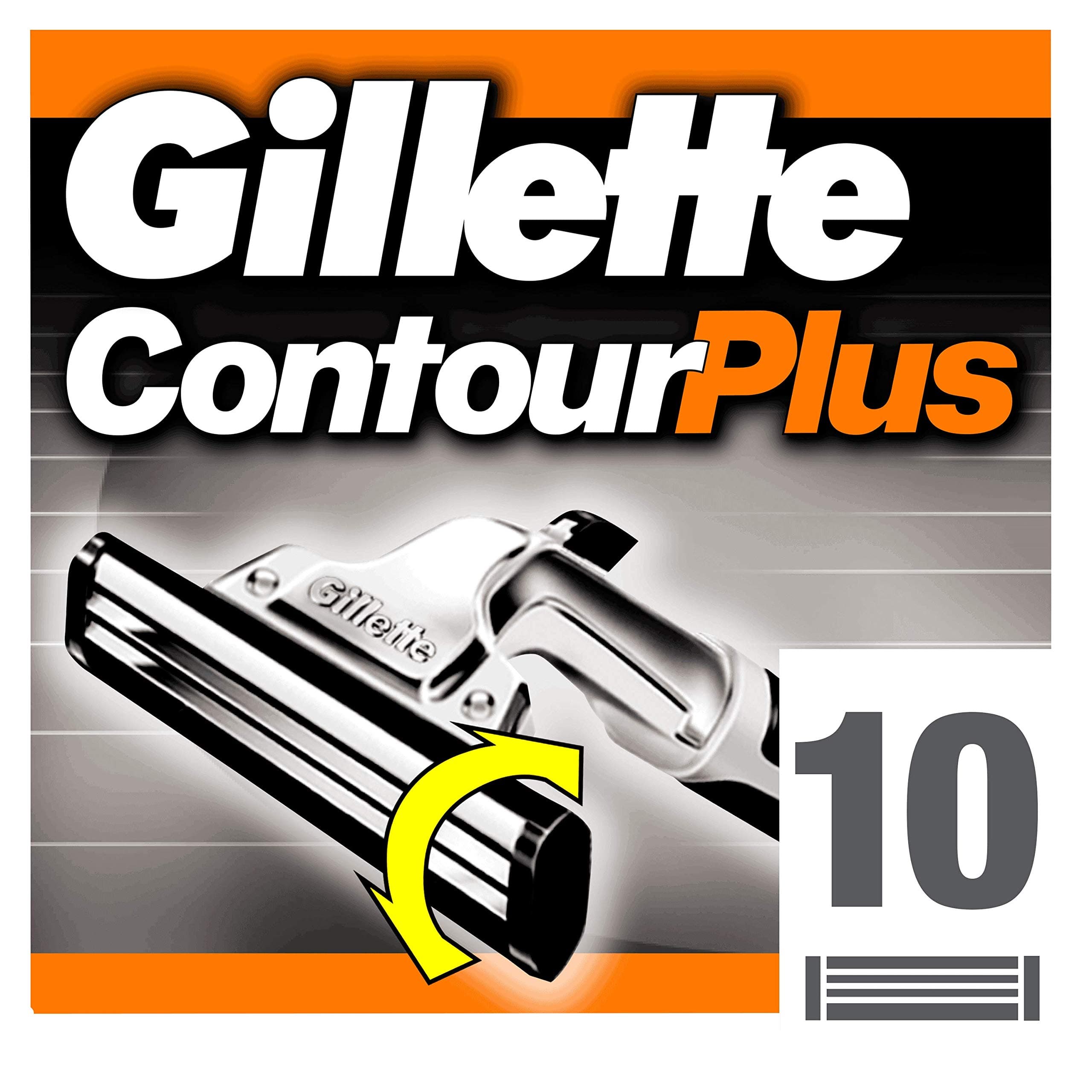 Contour Plus Razor Blades for Men, Pack of 10