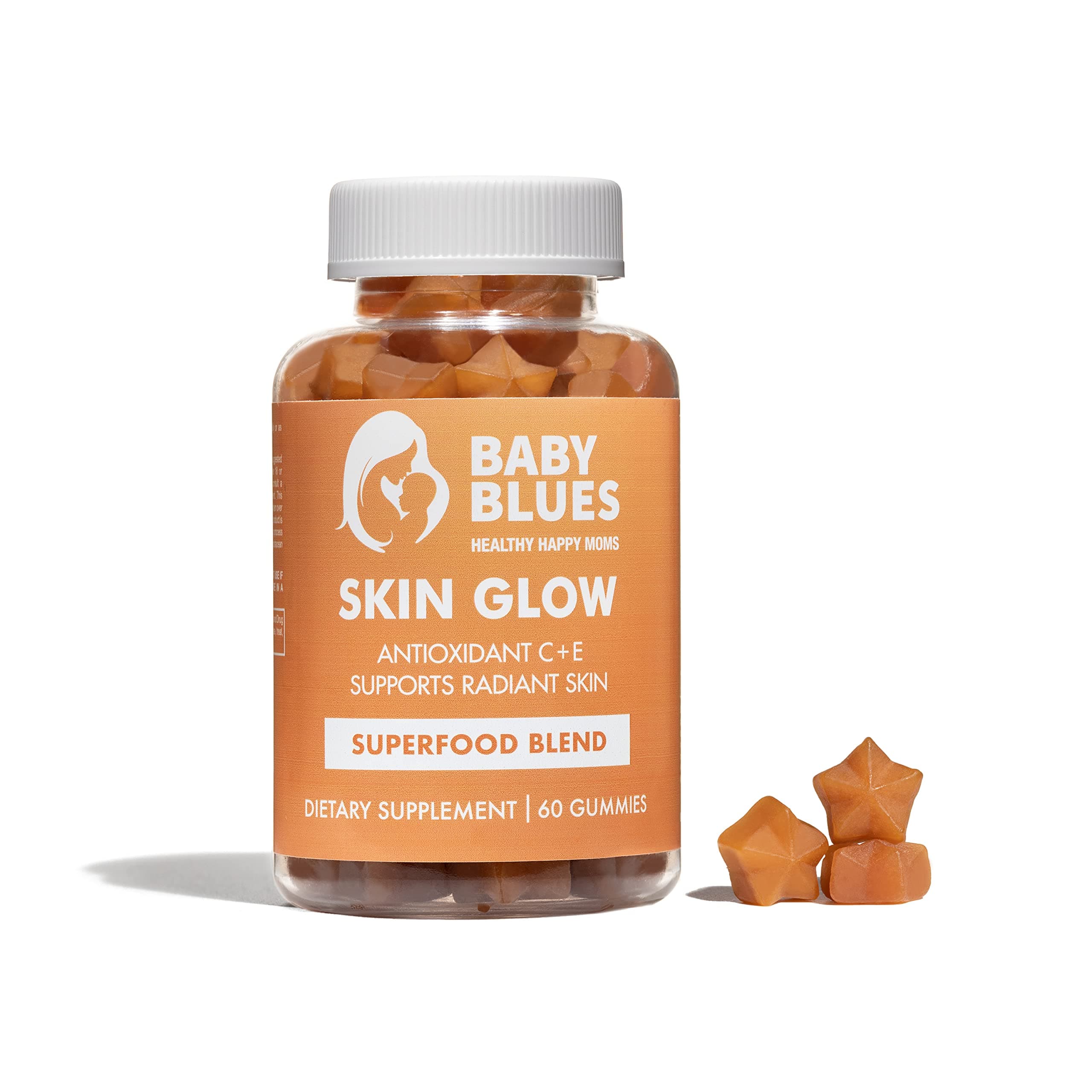 Baby Blues: Skin Glow Gummies + 14 Superfoods for Collagen Boost - Watermelon Flavor