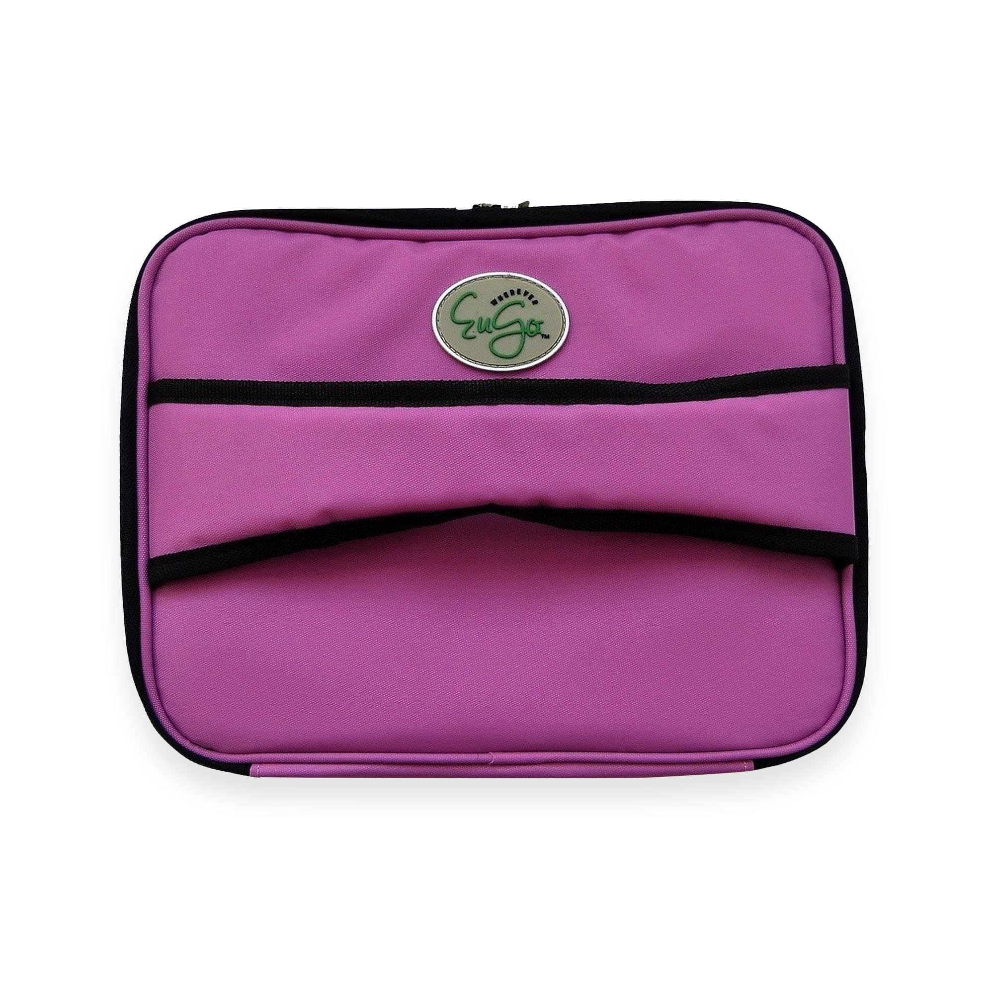Insulated Diabetes Supplies Travel Case and Organizer, Medical Supplies Bag 10" x 8.5" x 3.5" - Sport Pink