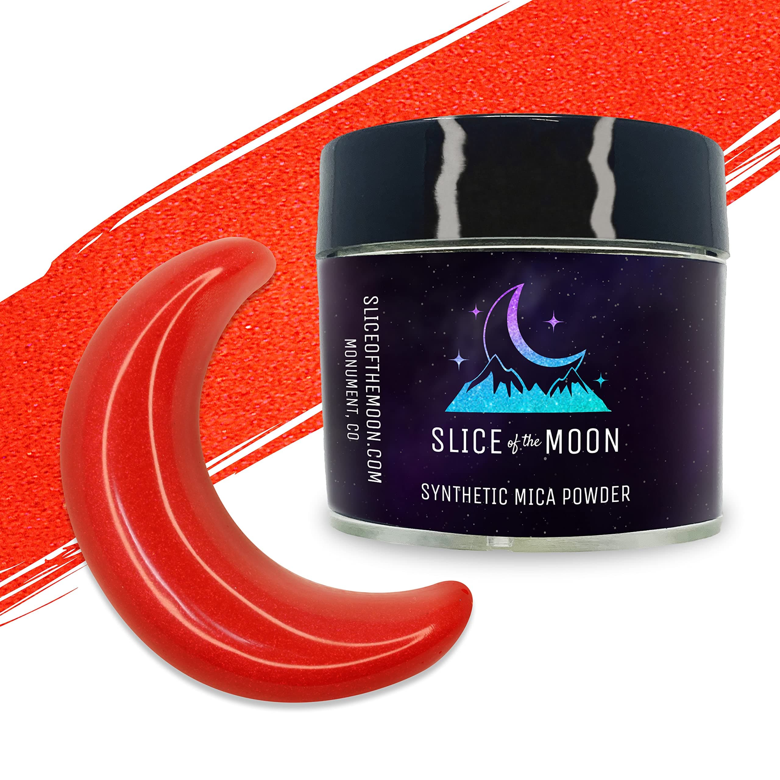 Scarlet Red Mica Powder | Skin Safe, Fine Pigment Powder for Epoxy Resin, Body Butter, Lip Gloss, Candle Color Dye, Soap Colorant & Slime Pigment Dust — 0.42oz (12g)