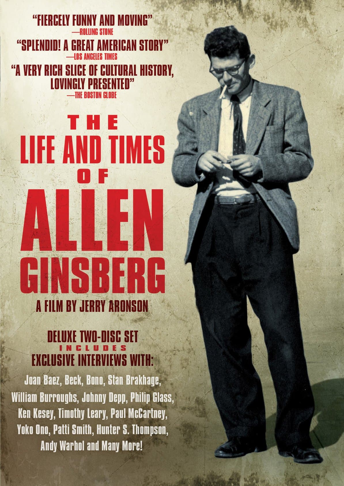 LIFE AND TIMES OF ALLEN GINSBERG , THE DVD DVD