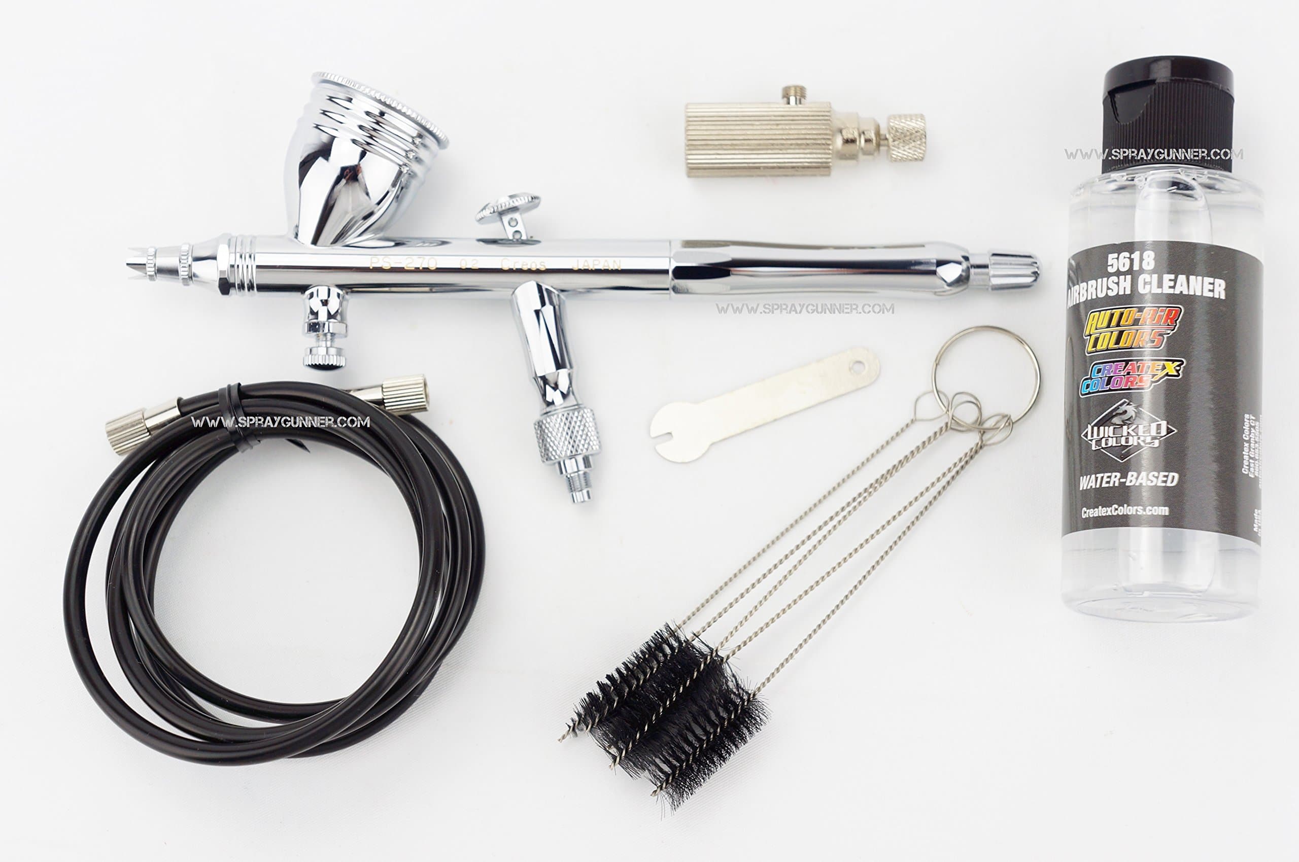 MR. AIRBRUSH Procon Boy GSI Creos PS-270 PLATINUM mr hobby airbrush 0.2mm nozzle with BONUS by SprayGunner