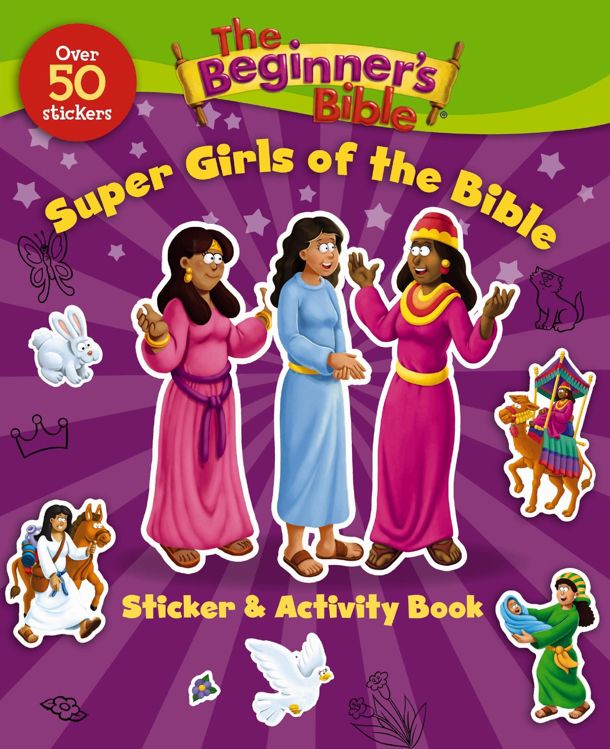 Beginner's Bible Super Girls of the Bible Sticker and Activity Book: Level 2