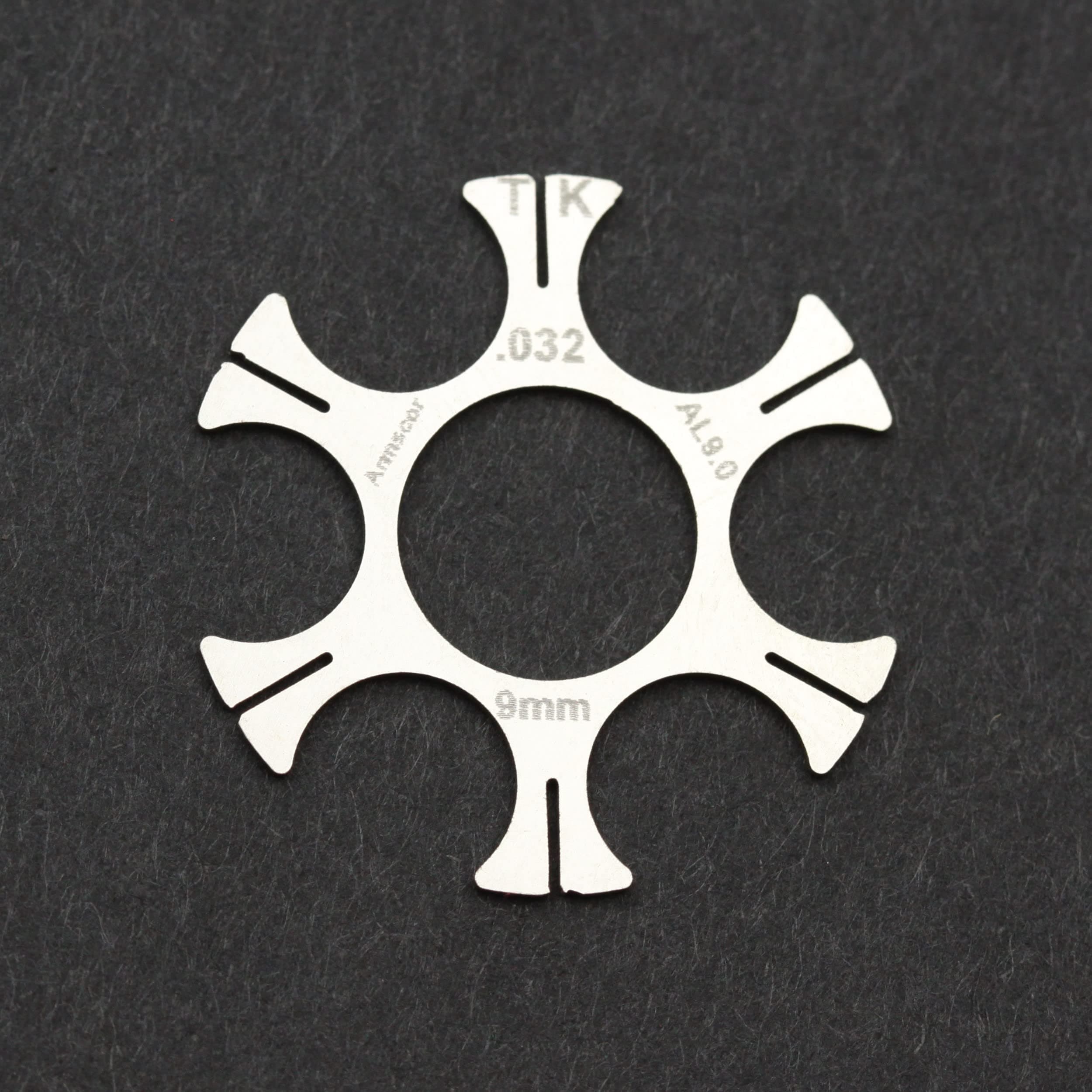 5 Moon Clips - Premium Moon Clip for Rock Island Armscor Model AL9.0 9mm Revolver | Speedy Stainless Steel Moon Clips for Easy Loading and Unloading | Made in USA