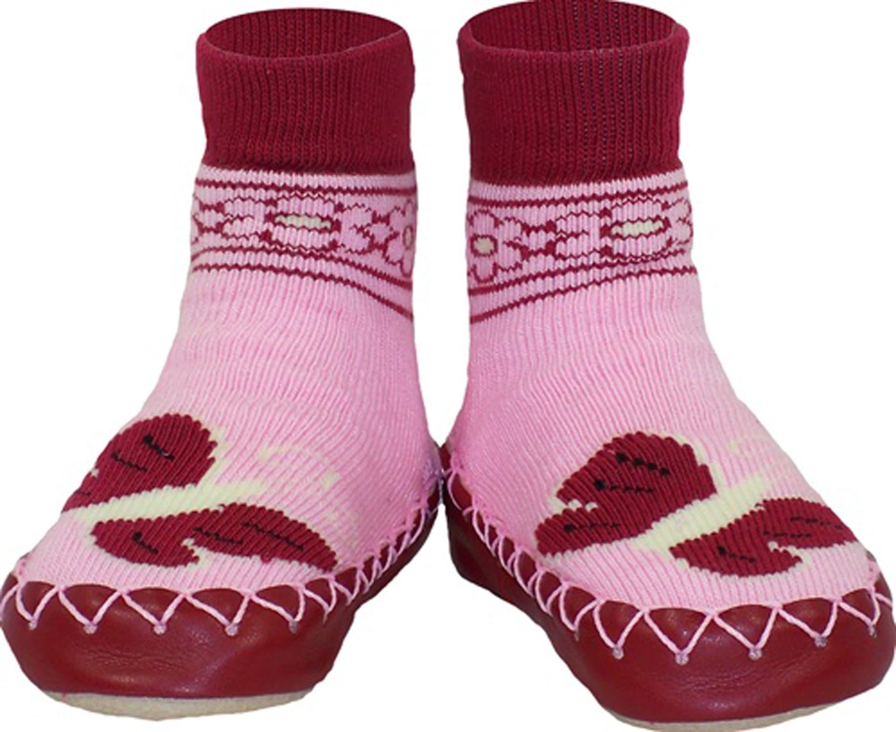 KonfettiButterfly Kids Swedish Moccasins House Slippers Shoes