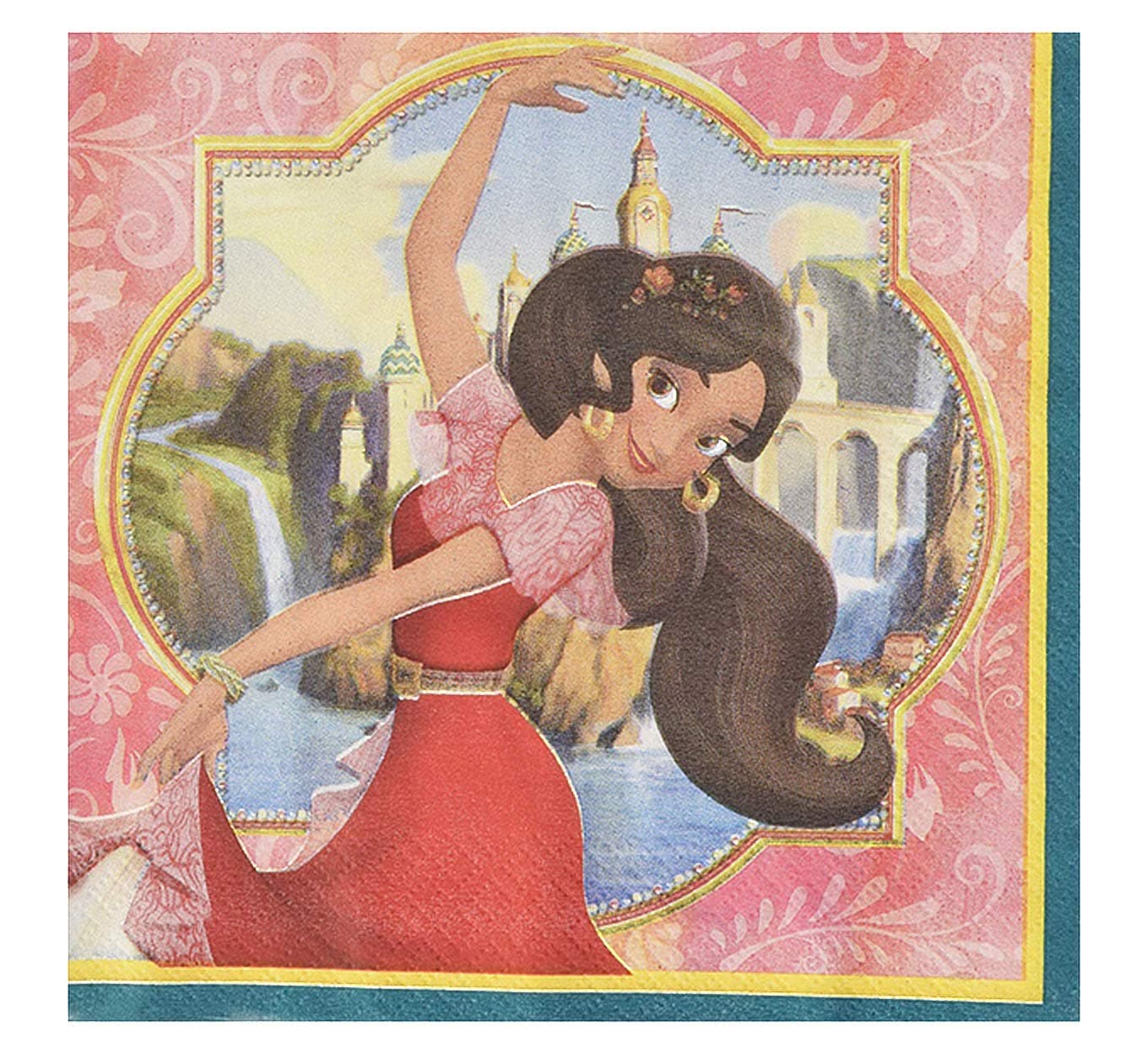 UniqueElena of Avalor Luncheon Napkins 6.5", 16 Ct