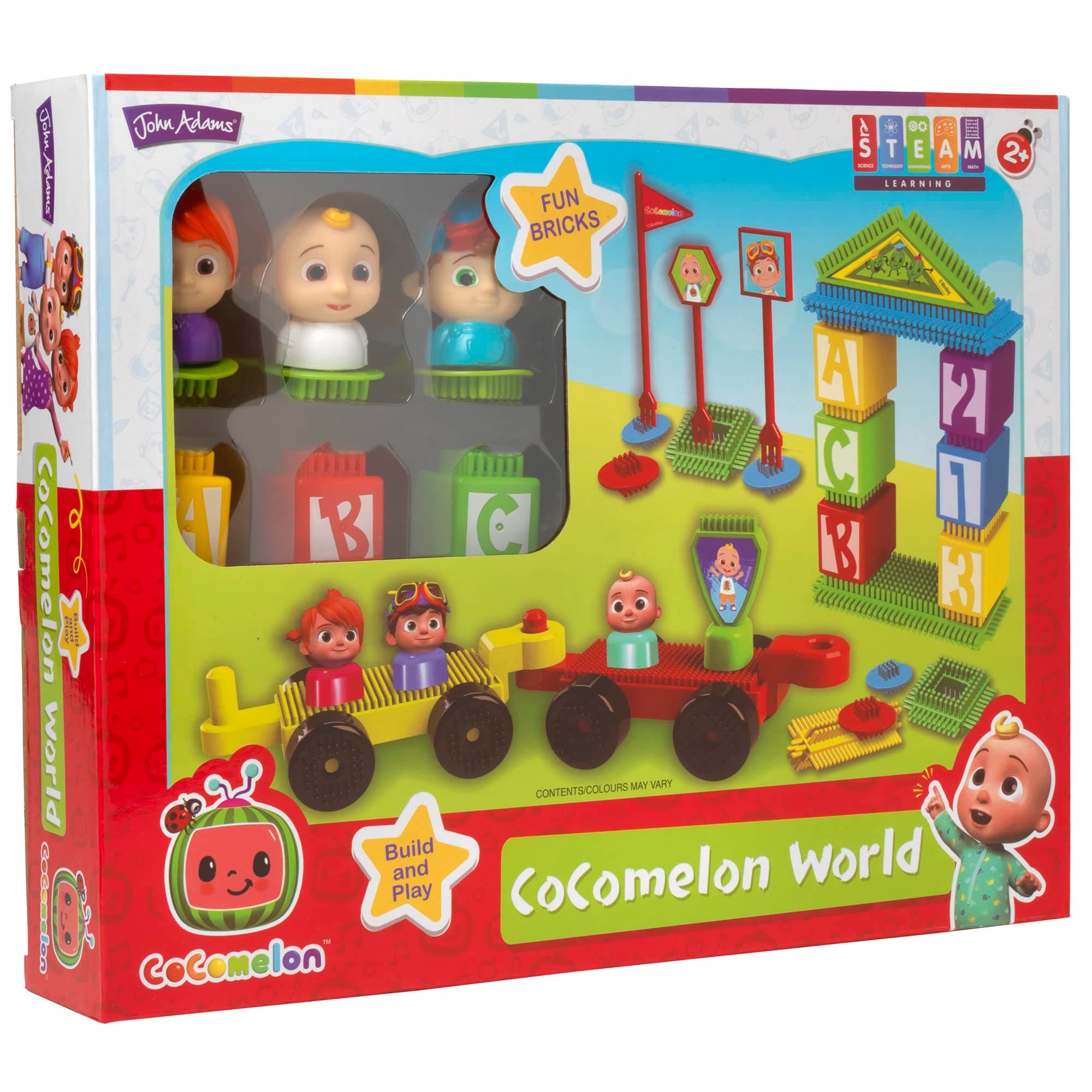John AdamsFun Bricks CoComelon World: Build and play! | Preschool Building Blocks | Ages 2+