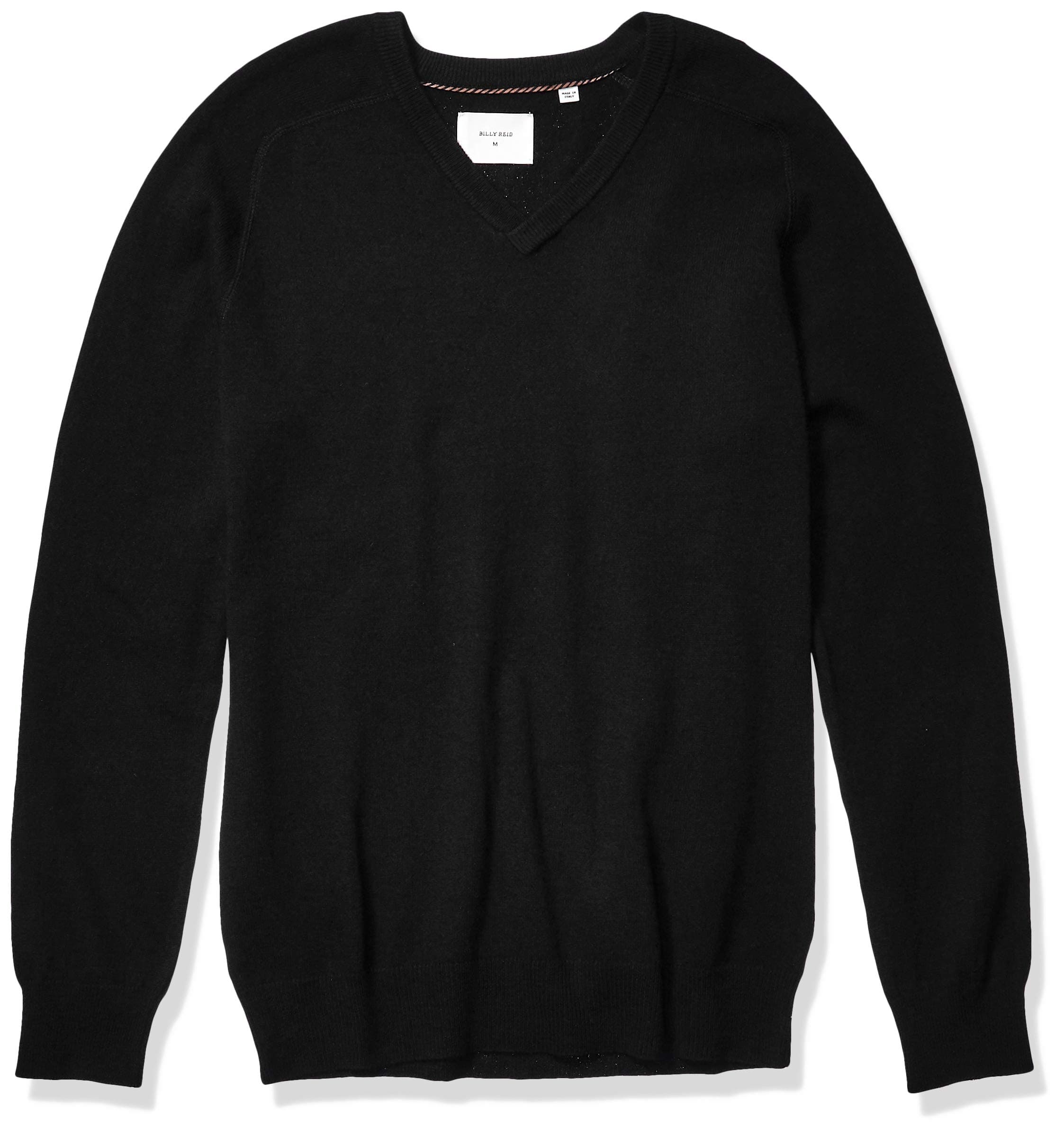 Billy Reid Men's Extrafine Merino Wool Cashmere Pullover V-Neck Sweater