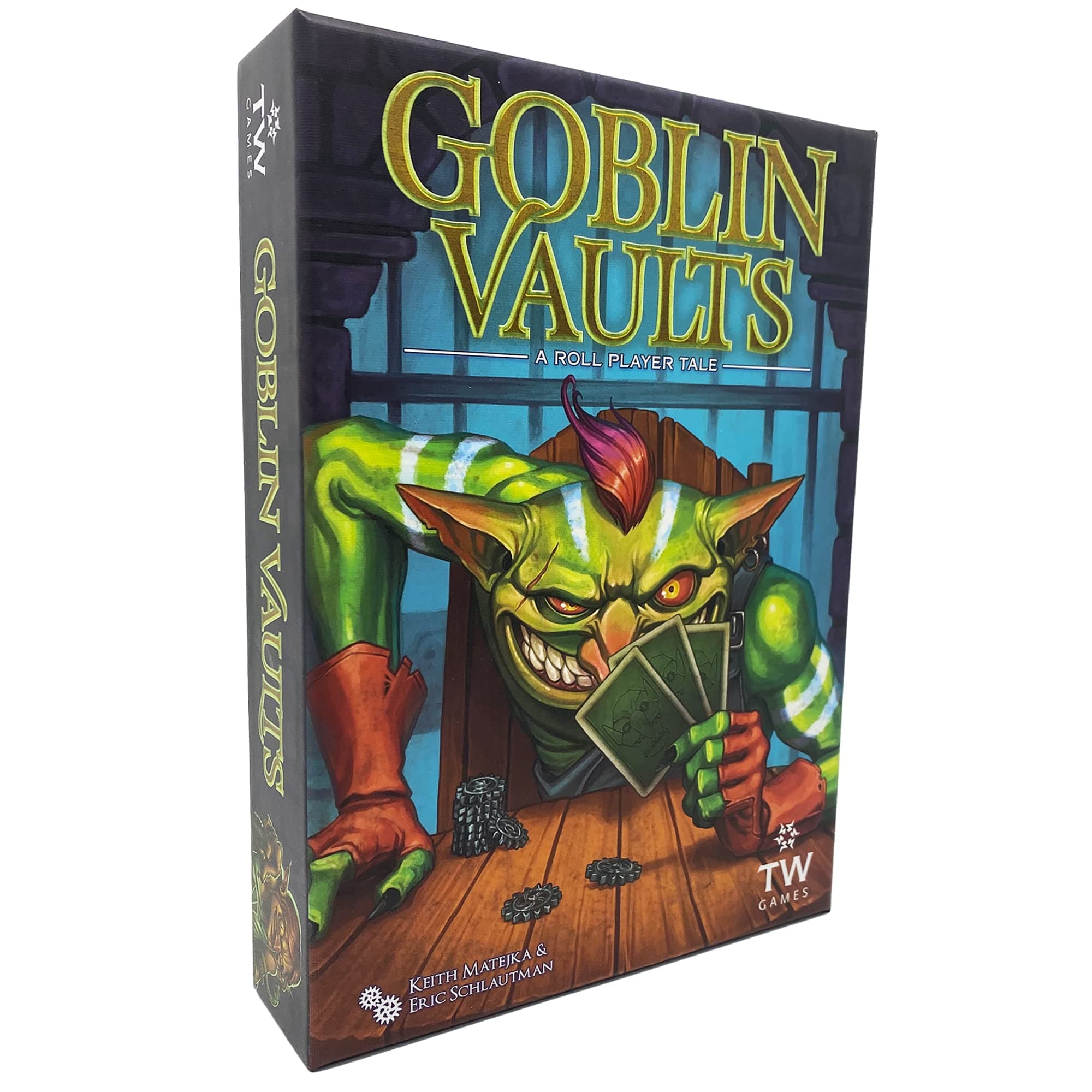Thunderworks Games Goblin Vaults Game | Strategy Card Game of Bidding & Card Placement | 1-5 Players, 30-45 Min, Ages 14+