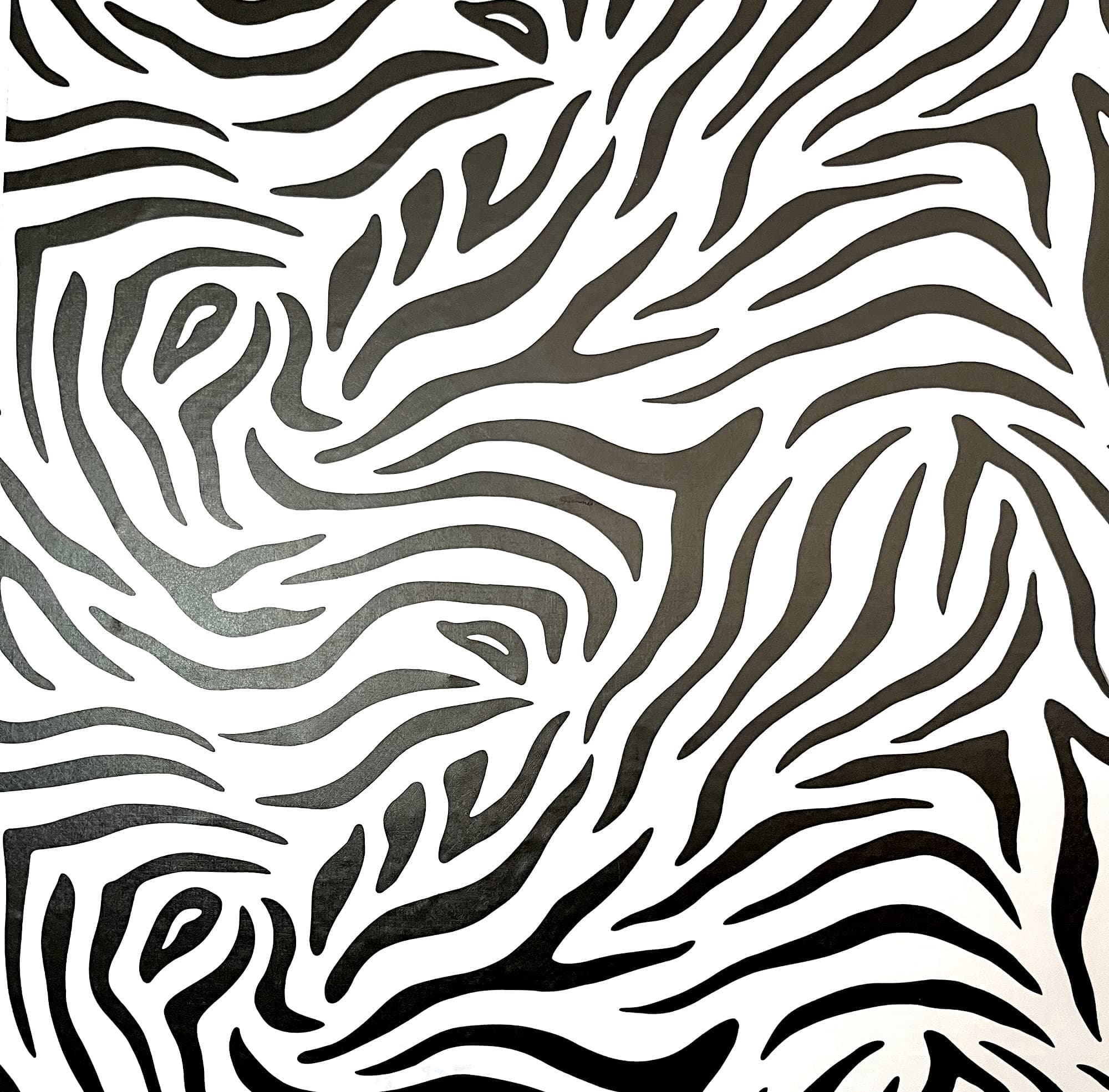 Peel and Stick Zebra Wallpaper,Removable Zebra Wallpaper for Wall Decor (17.72in x 196in, Zebra Pattern)