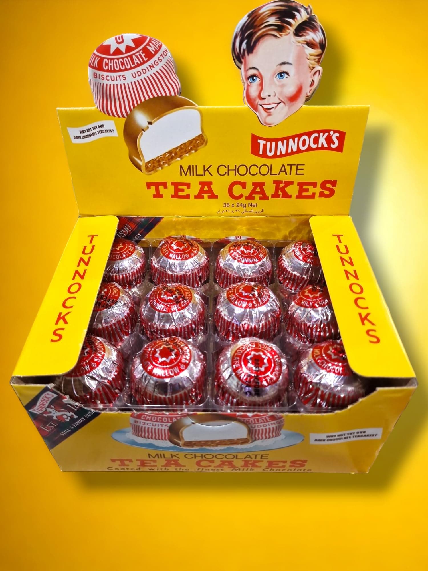 Tunnock's Real Milk Chocolate Tea Cakes 36 x 24g | PSM Discounts