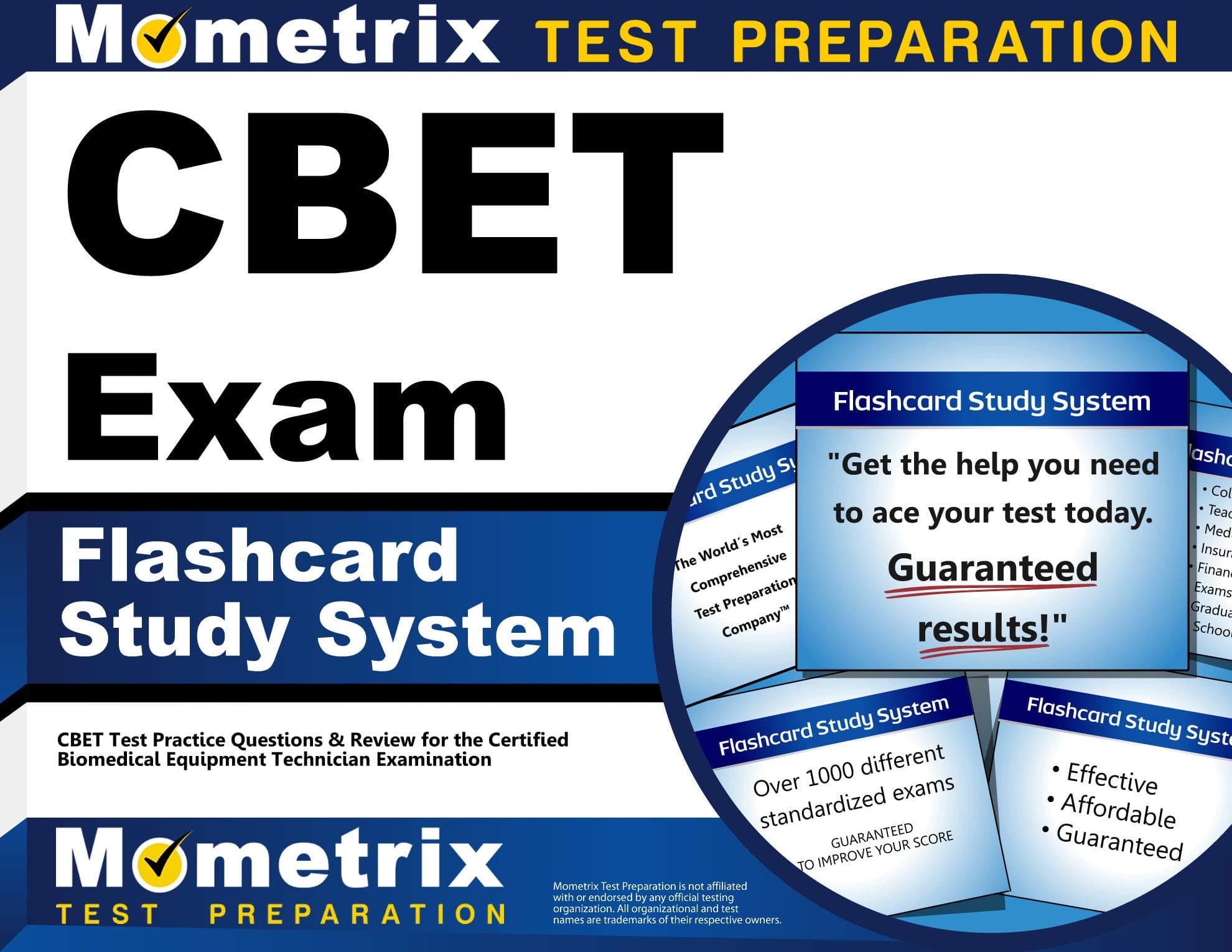 CBET Exam Flashcard Study System: CBET Test Practice Questions & Review for the Certified Biomedical Equipment Technician Examination (Cards) Flc Crds Edition
