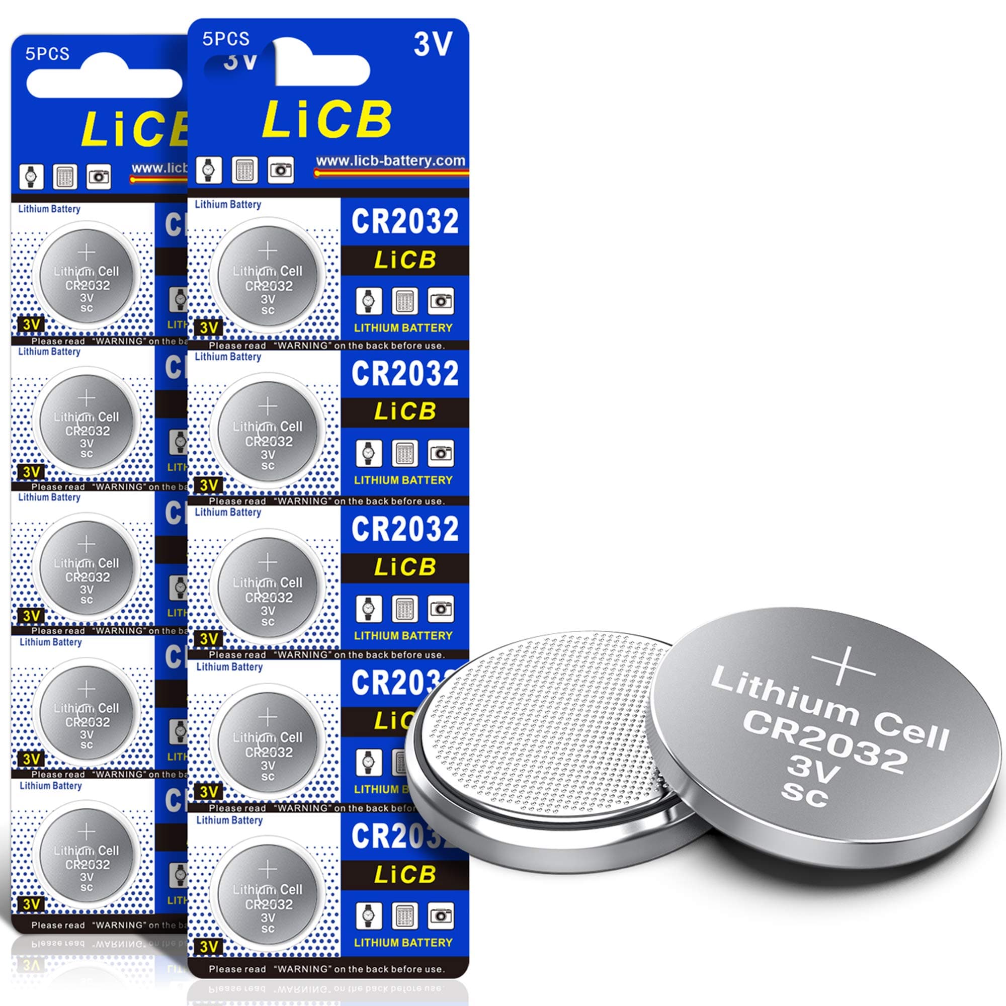 CR2032 3V Lithium Battery(10-Pack)