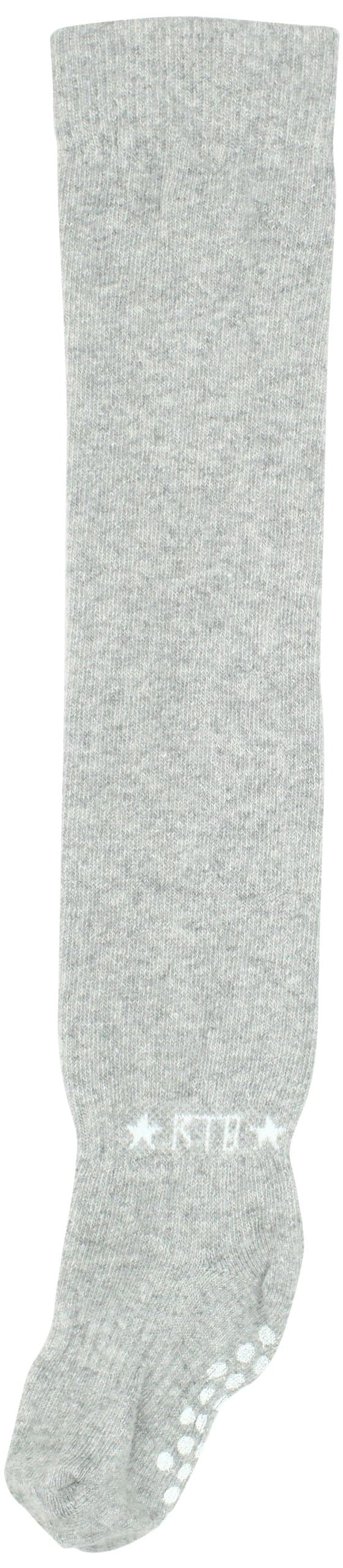 ROCK-A-THIGH Little Kids' Soy Based Ink Thigh Socks, Gray, 4-6 Years