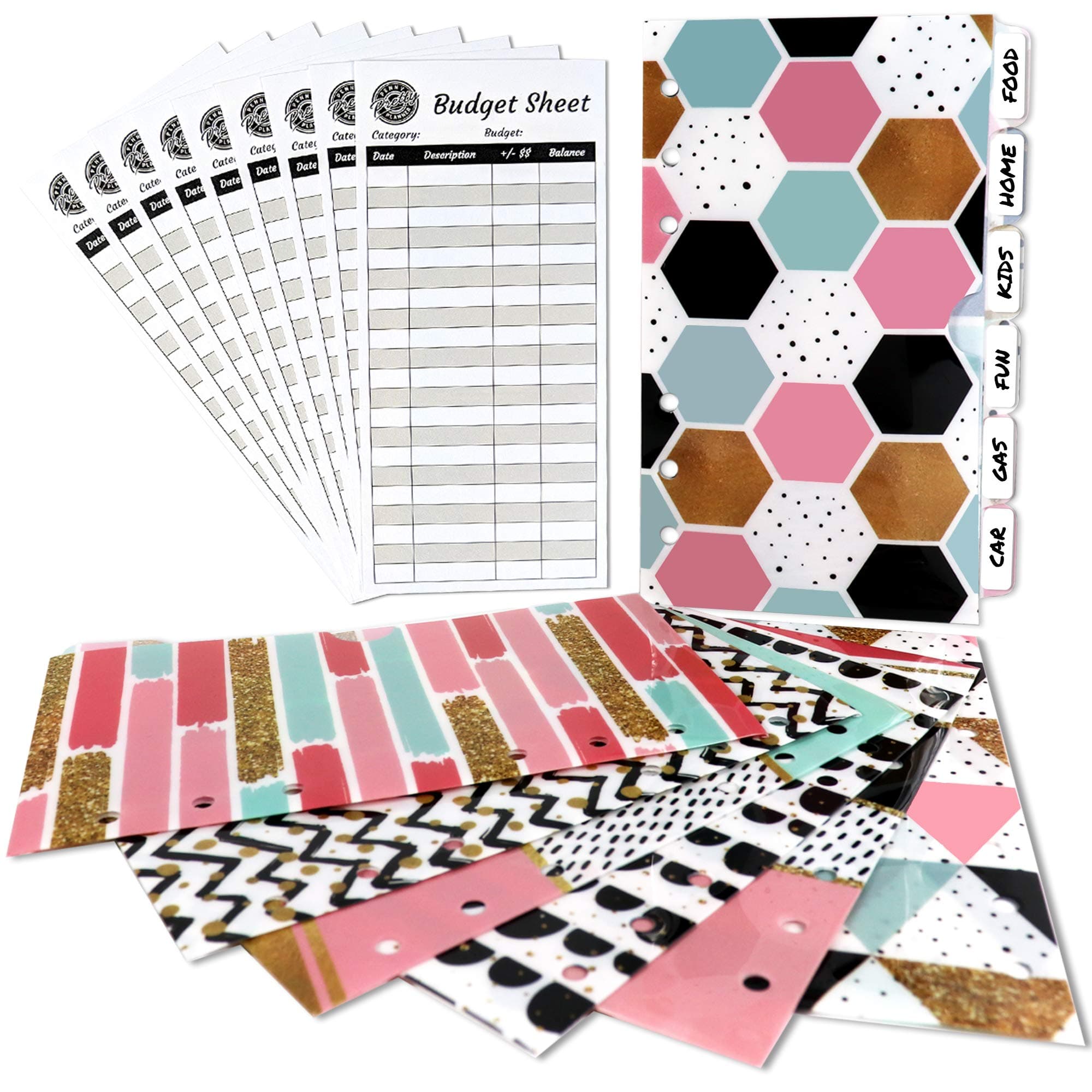 Saveyon Budget Book with Tabbed Money Envelopes, Cash Envelope System for Budgeting, Financial Planner with Colorful Money Envelopes, Stay on Track with a Well-Organized Budget Planner & Envelope Set