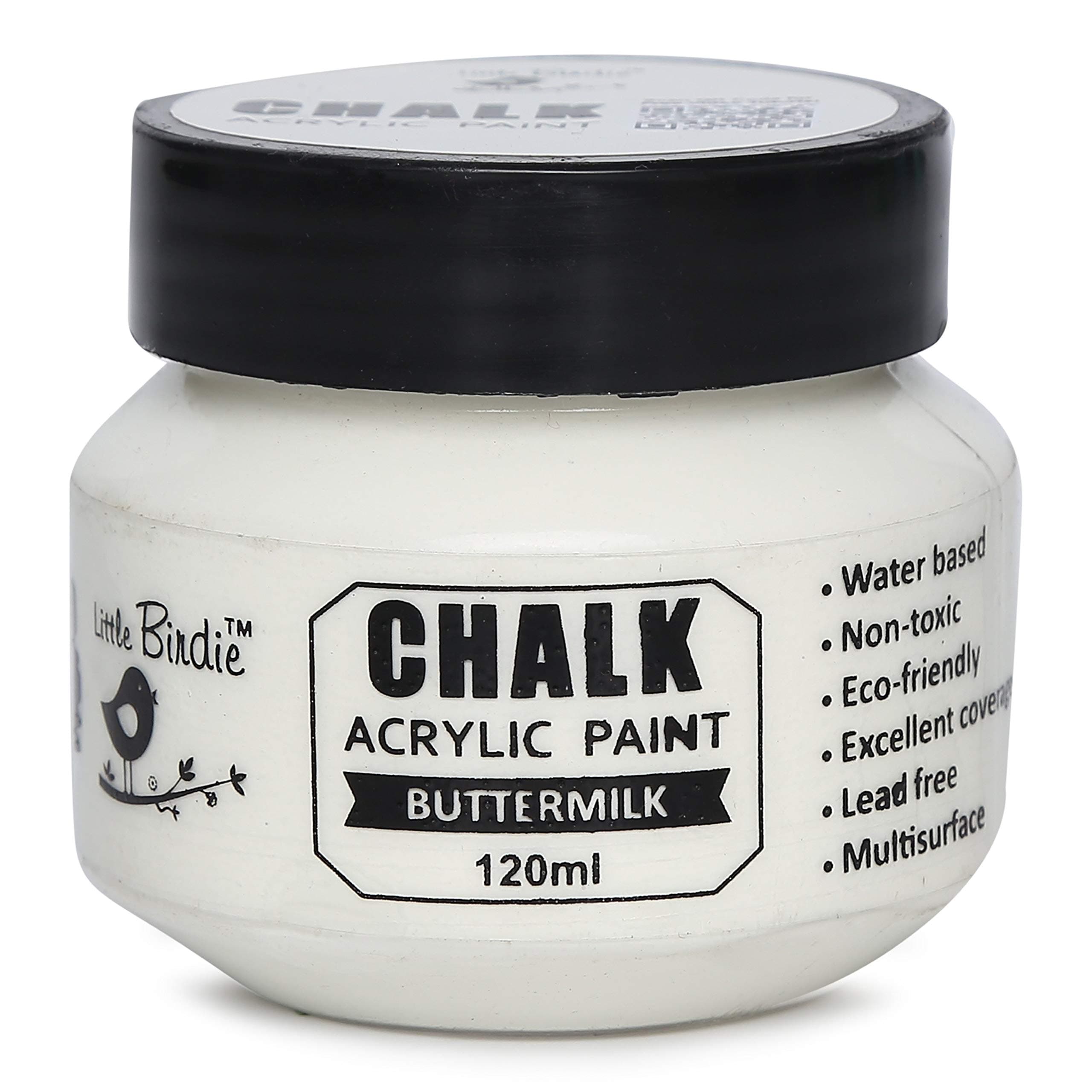 Itsy BitsyLittle Birdie Home Decor Chalk Paint 120ml (Buttermilk)