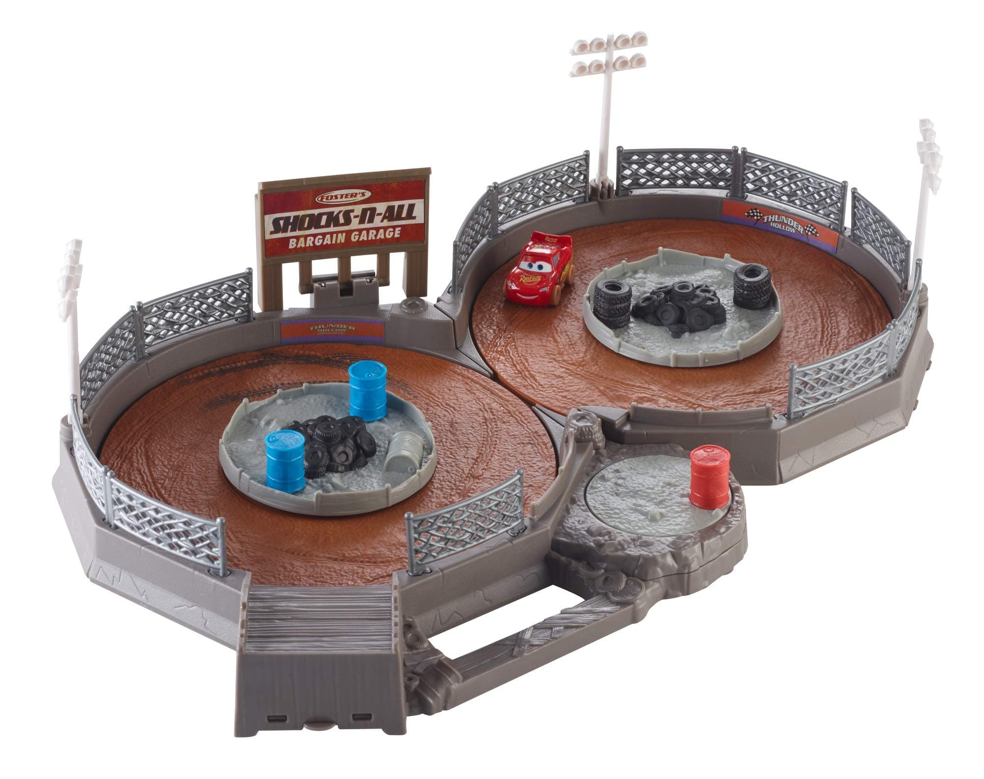 Disney Cars 900 FLG71 Mini Racers Crank and Crash Derby Playset
