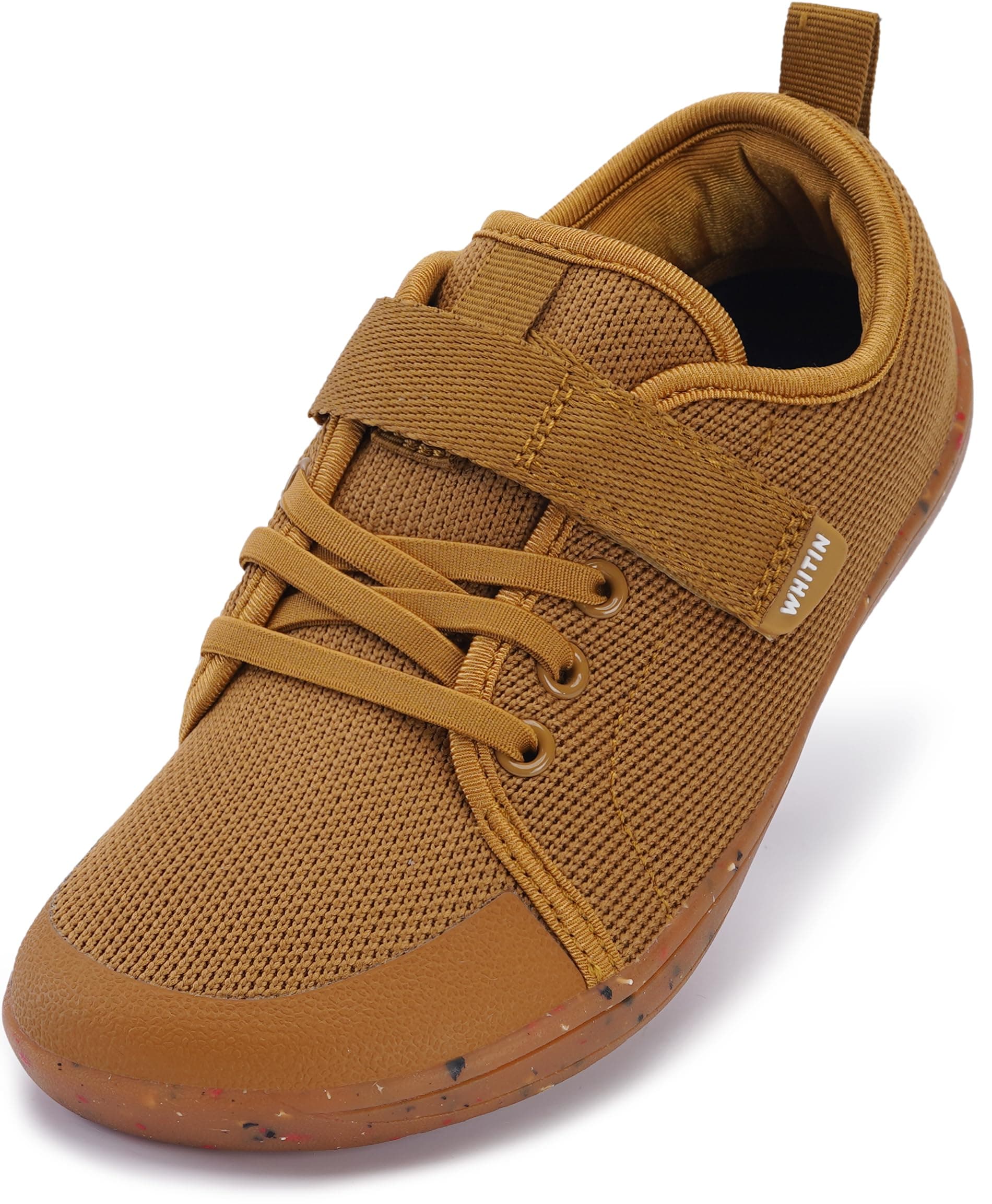WHITINLittle/Big Kid Barefoot Shoes | Boys/Girls Lace-up Minimalist Sneakers | Wide Toe Box | Natural Flexible Fit