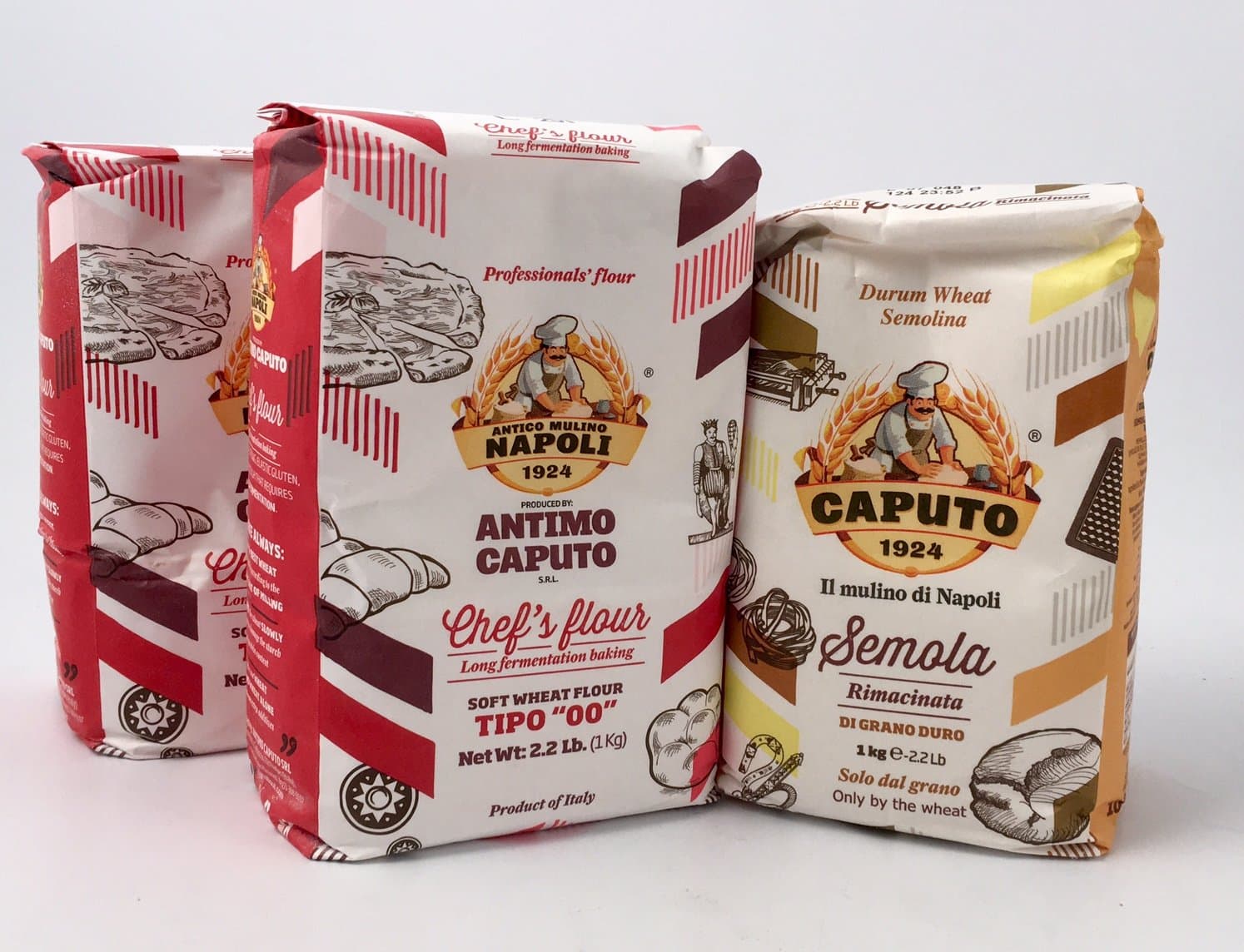 Molino Antimo Caputo '00' Flour + Semola Flour (2+1 bags)