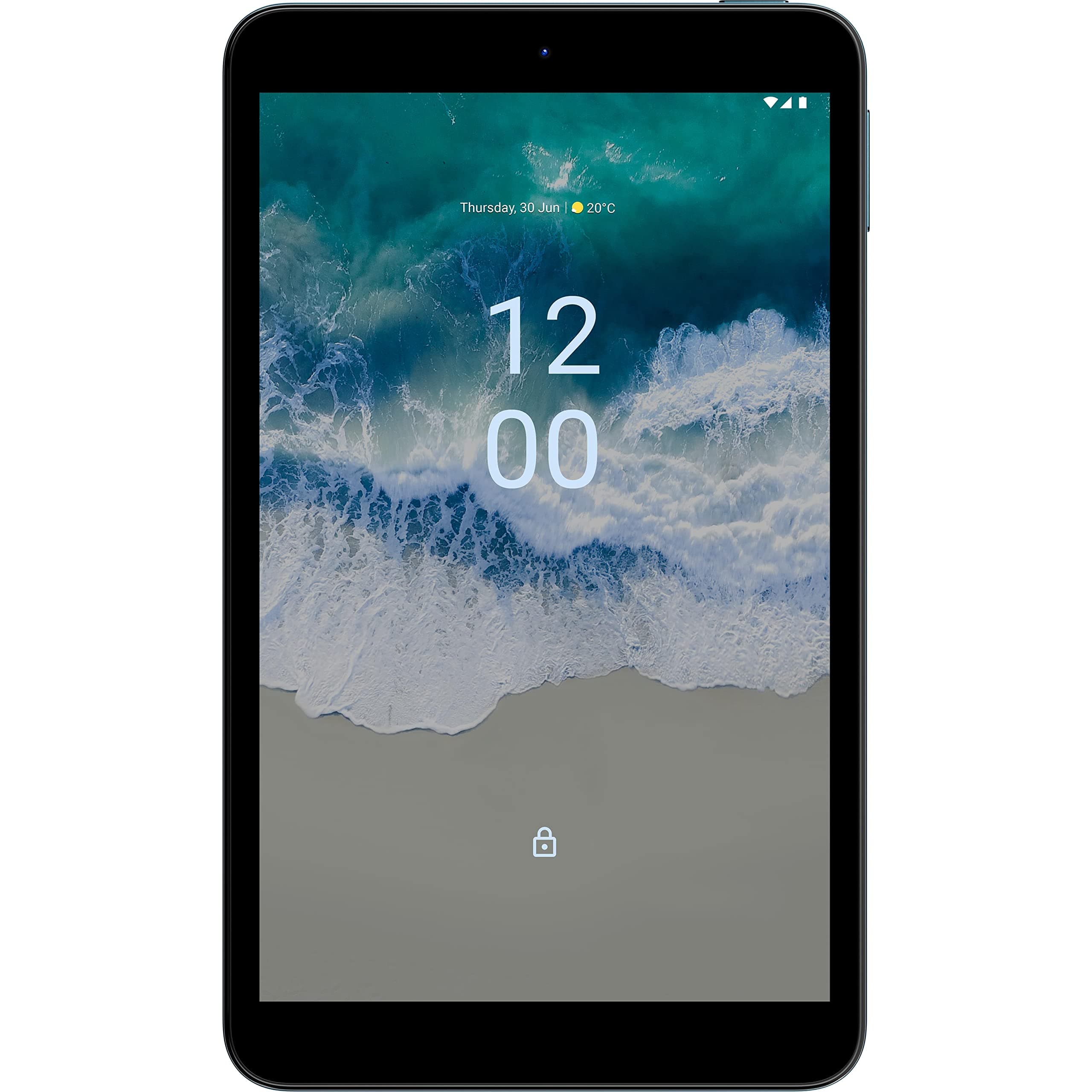 T10 Android 12 Wifi Tablet with 8” HD display, 3GB/32GB Storage, 8MP rear and 2MP front camera, Dual Speakers with OZO Playback, 2 years OS/ 3 years security updates – Ocean Blue