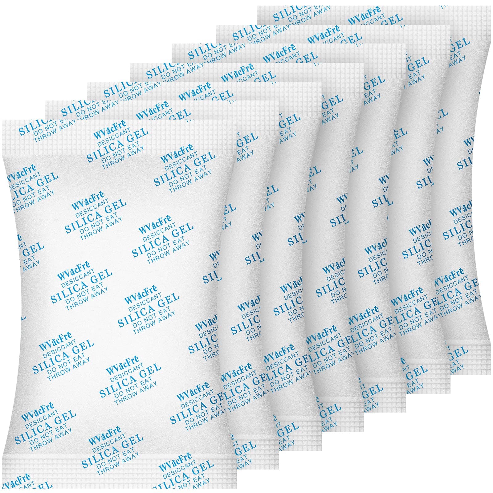 100 Gram(5Packs) Food Grade Moisture Absorber Silica Gel Desiccant Packets for Storage,Desiccant Beads Silica Gel Packs for Moisture Control