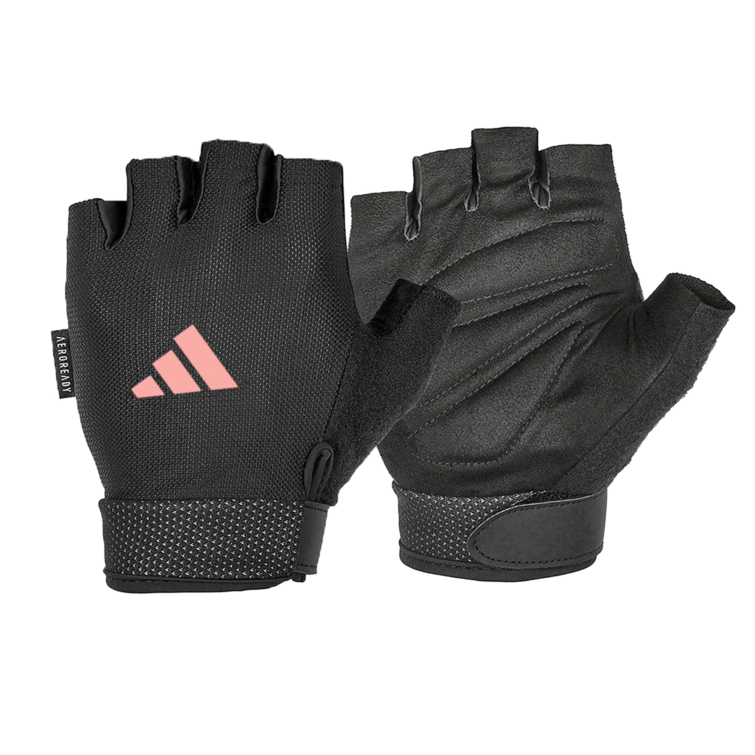adidas Essential Training & Weightlifting Gloves, Fingerless Workout Gloves