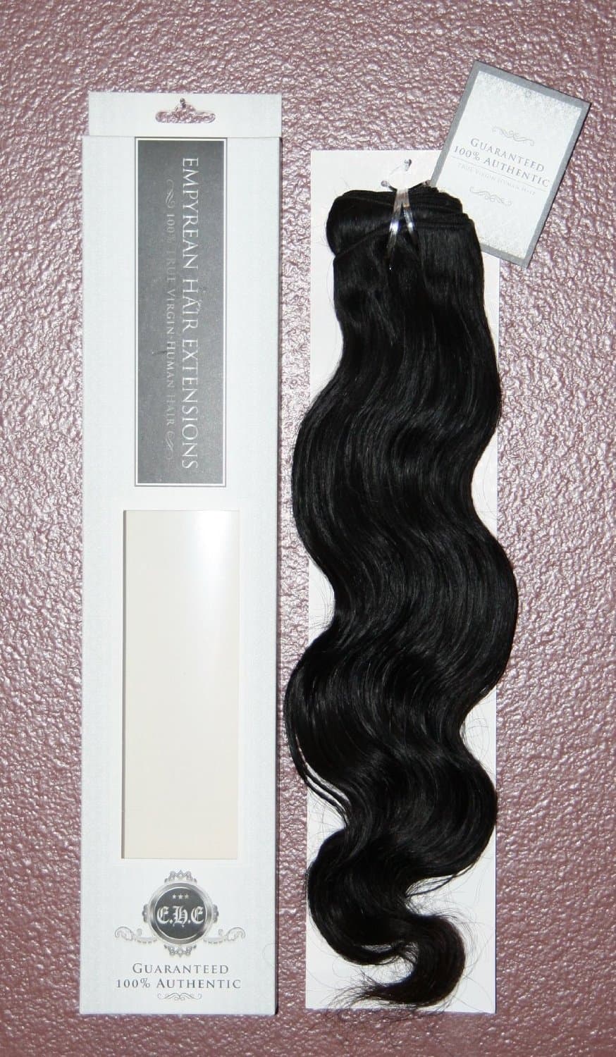 18" Inch 100% RAW Virgin Brazilian Remy Human Hair Extensions Body Wave Weave Weft Bundle #1B