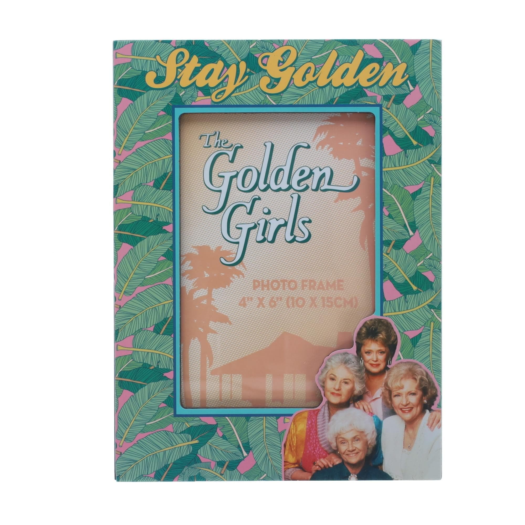 Golden Girls Stay Golden Die Cut Photo Frame, 4 x 6 Inches