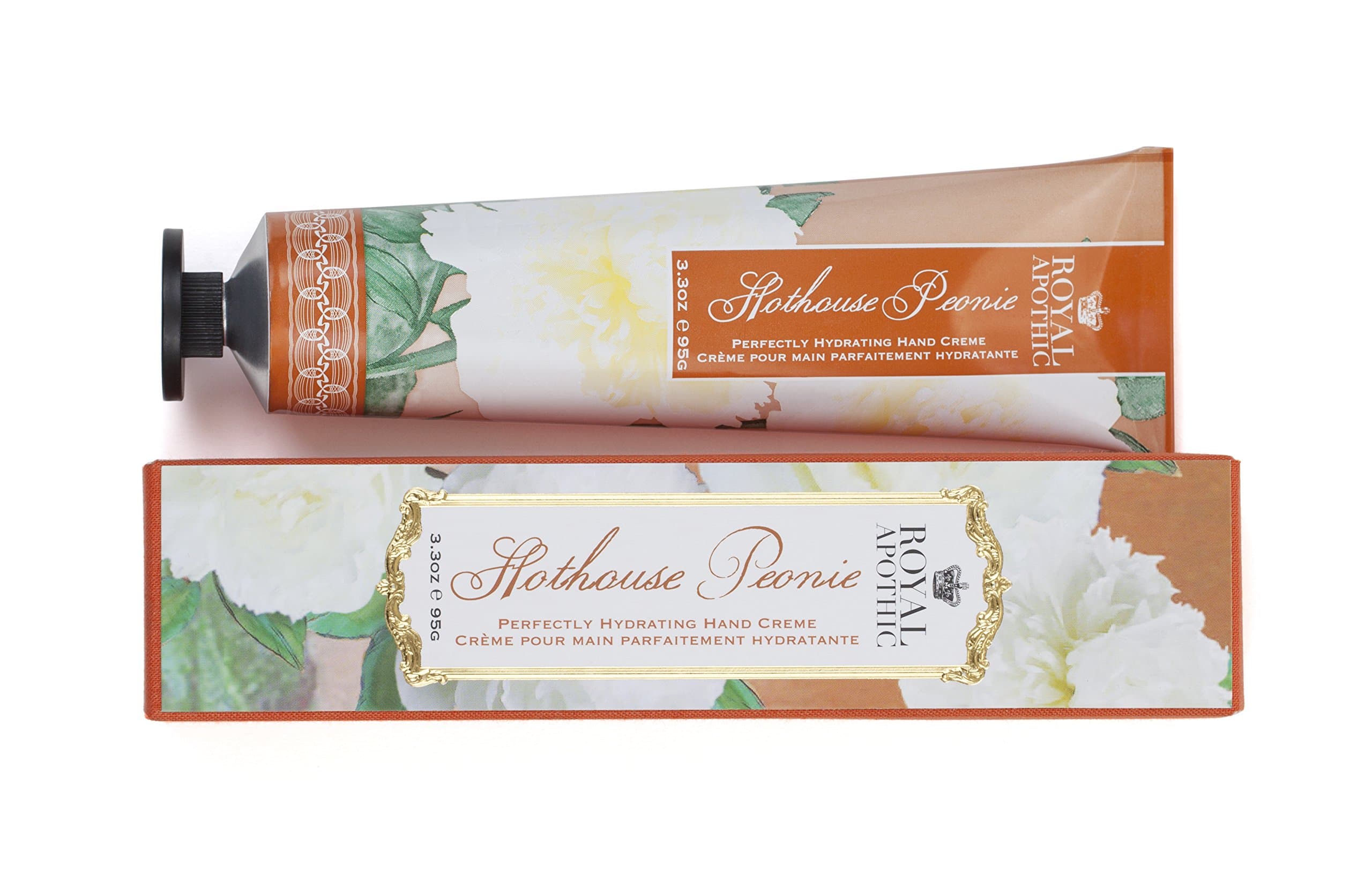 Royal Apothic Conservatories Hand Cream, Hothouse Peonie, 3.3 Ounce