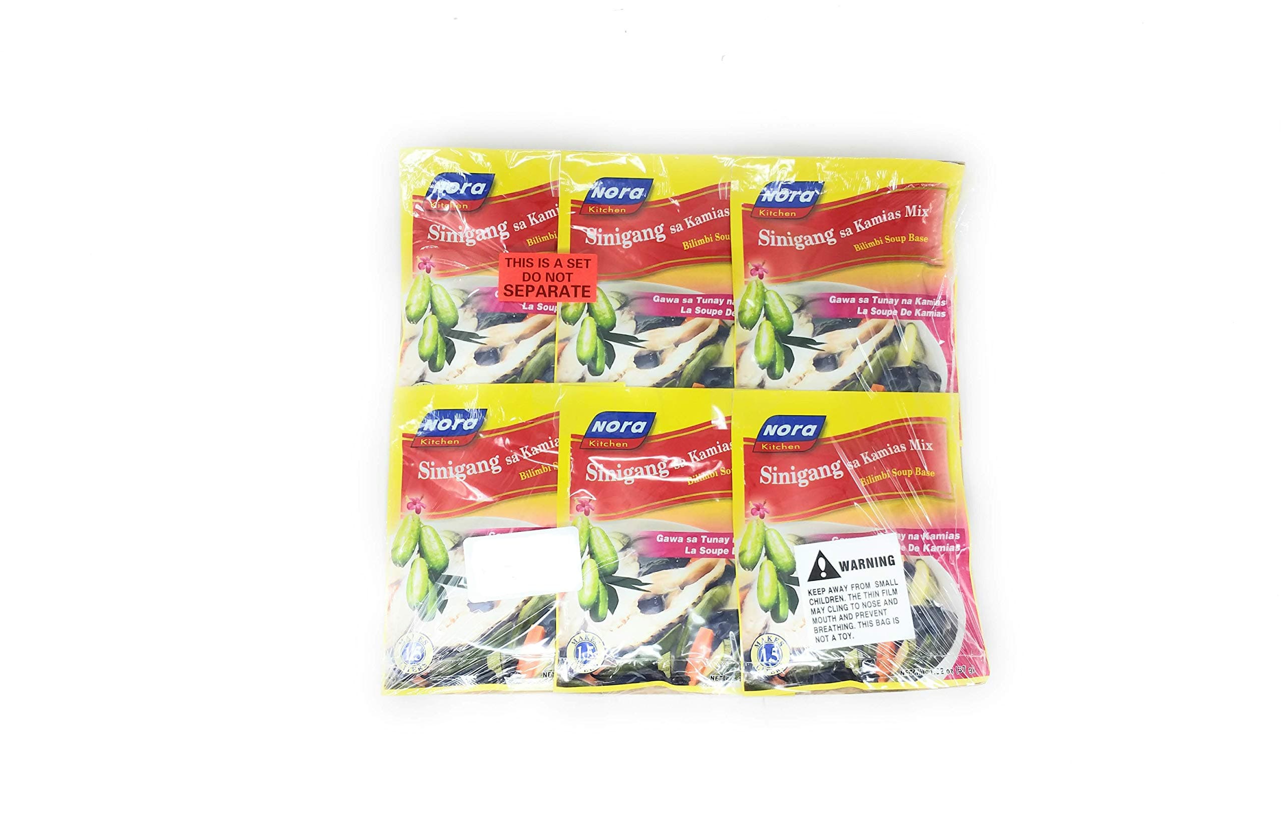 Nora Kitchen Sinigang sa Kamias Mix 37g, 6 Pack