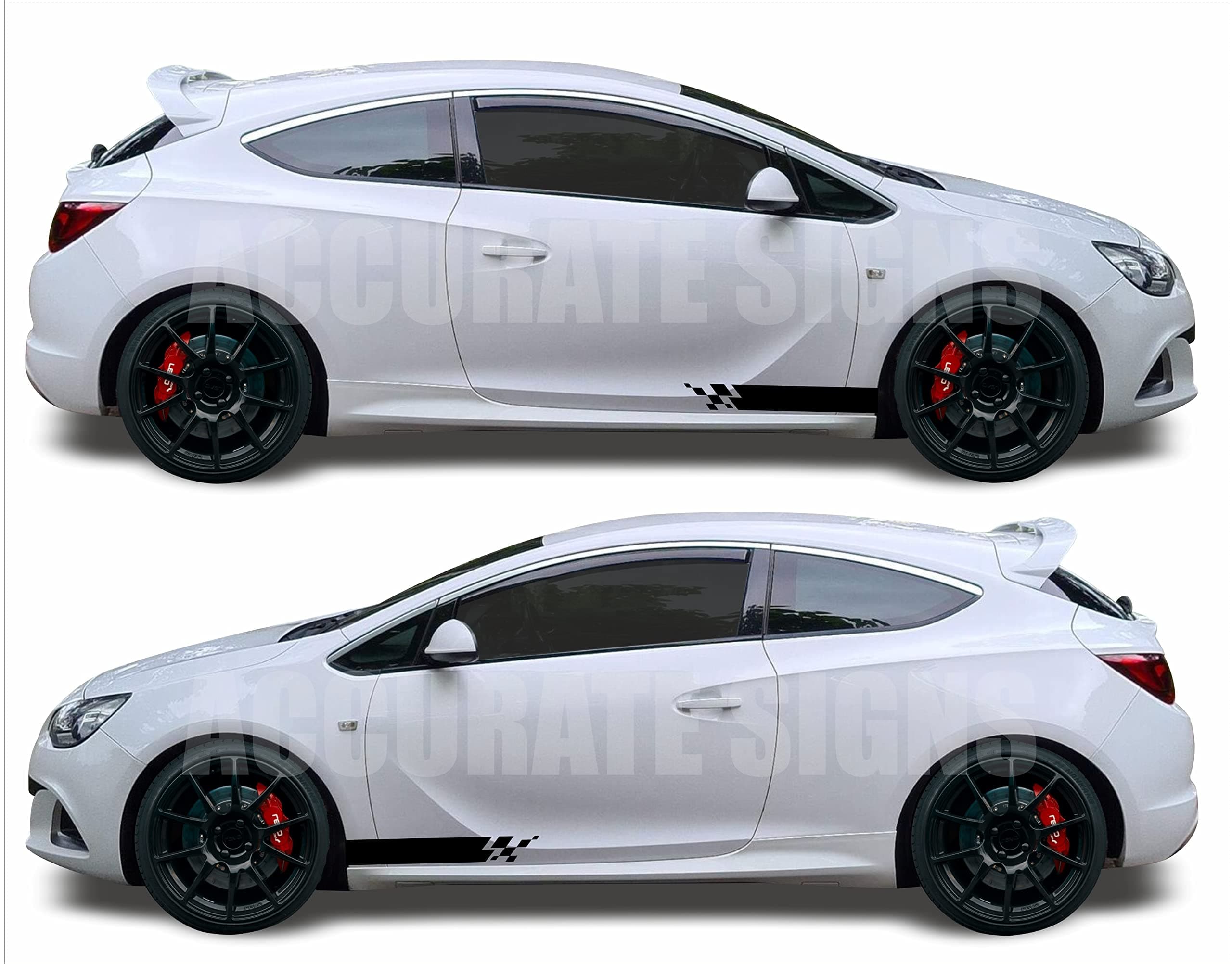 Stickers for Astra side stripes GTC VXR Vinyl Graphics Decals