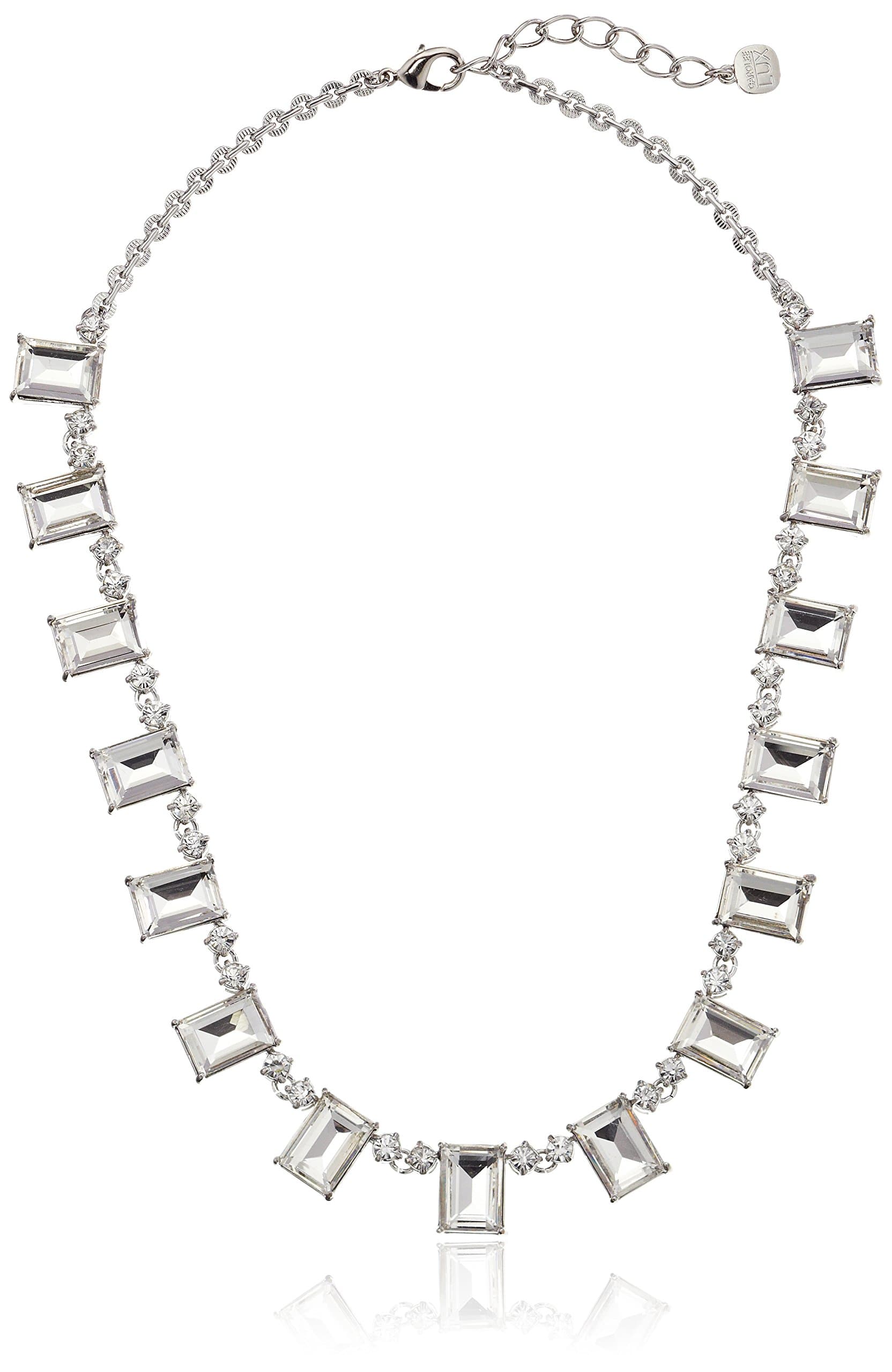 "Haute Hollywood" Stone Collar Necklace, 20"