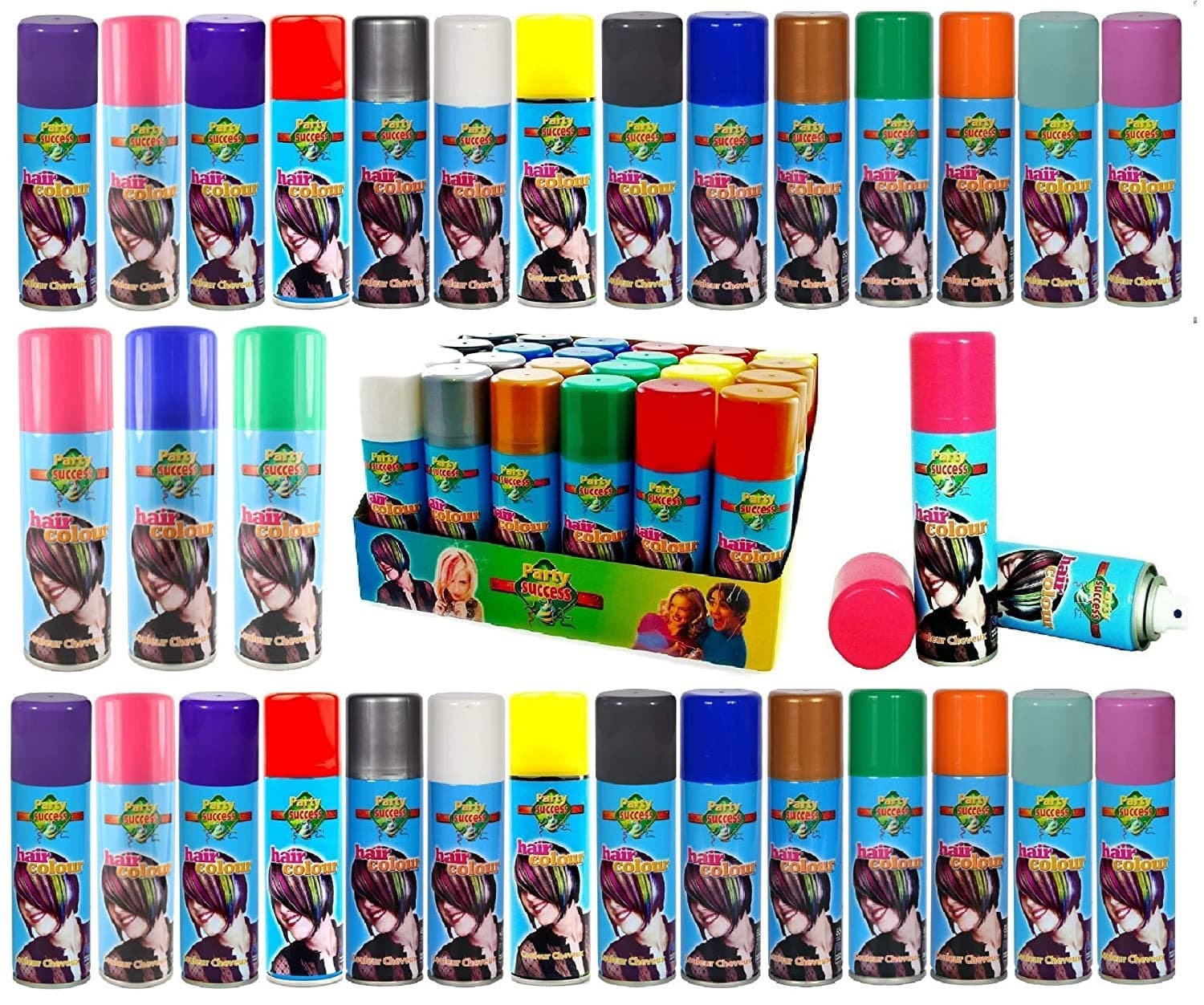 Temporary Hair Colour Spray Wash Out Spray 125ml (Fluorescent Orange)