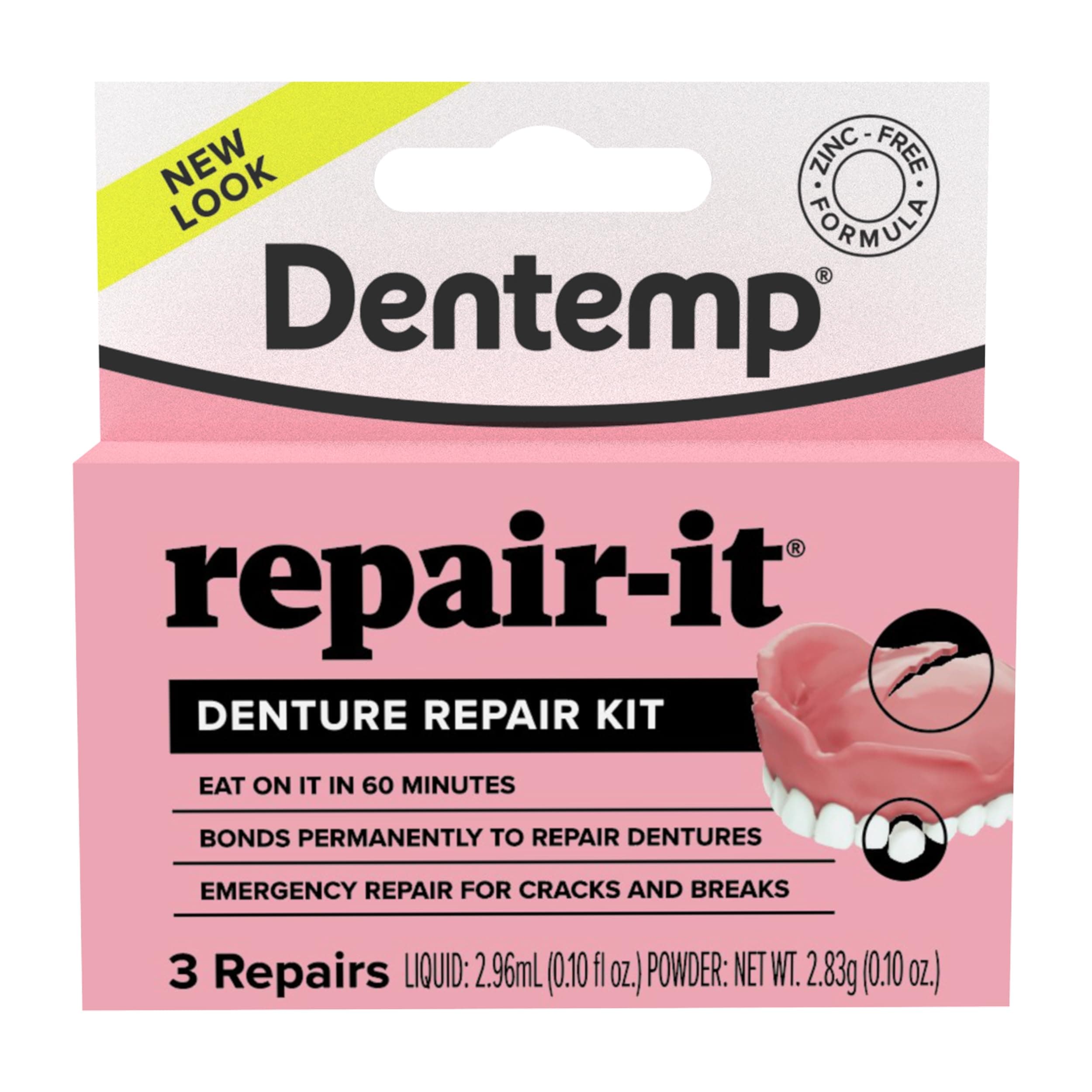 D.O.C. Repair-It Advanced Formula Denture Repair Kit 3 ea