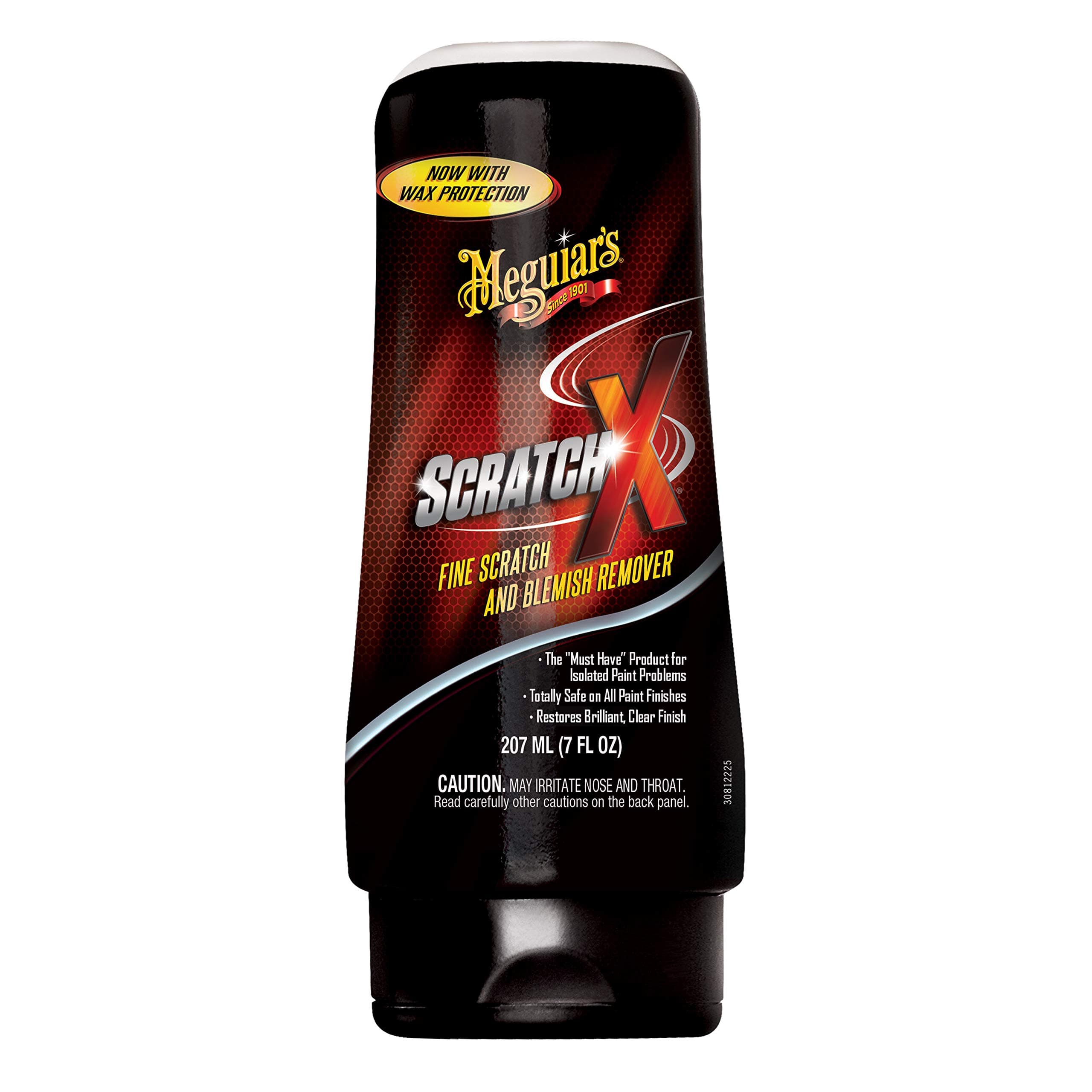 Meguiar's ScratchX Car Paint Scratch Remover, 207ml – New Formula with Micro-Abrasive Technology for Quick & Safe Removal of Fine Scratches, Swirls & Blemishes, Clear Coat Safe, Adds Wax Protection