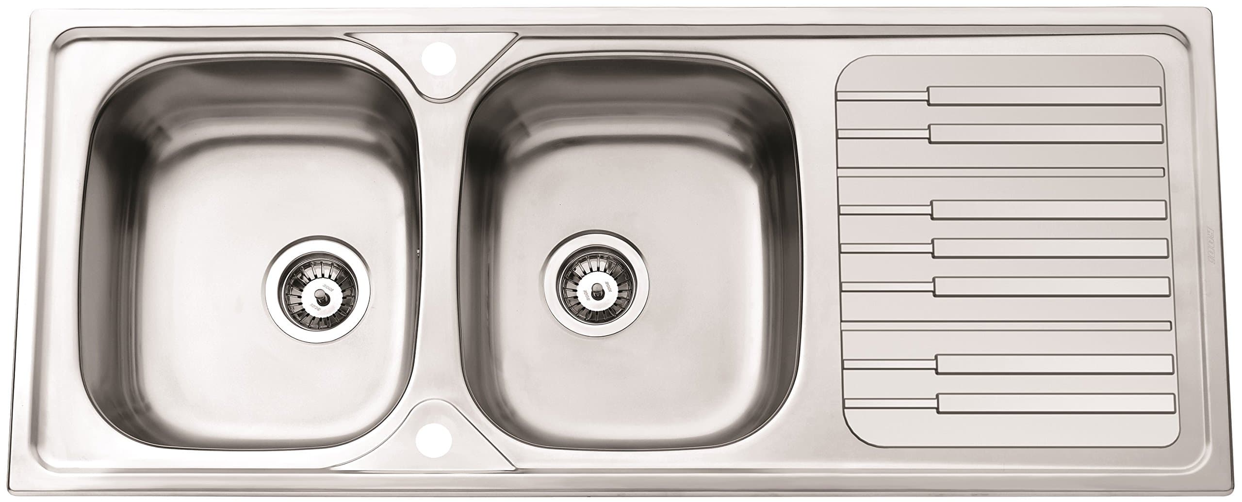 RODI Piano Stainless Steel Kitchen Sink Range - 1.0, 1.5 and 2 Bowl Sinks (2.0 Bowl)