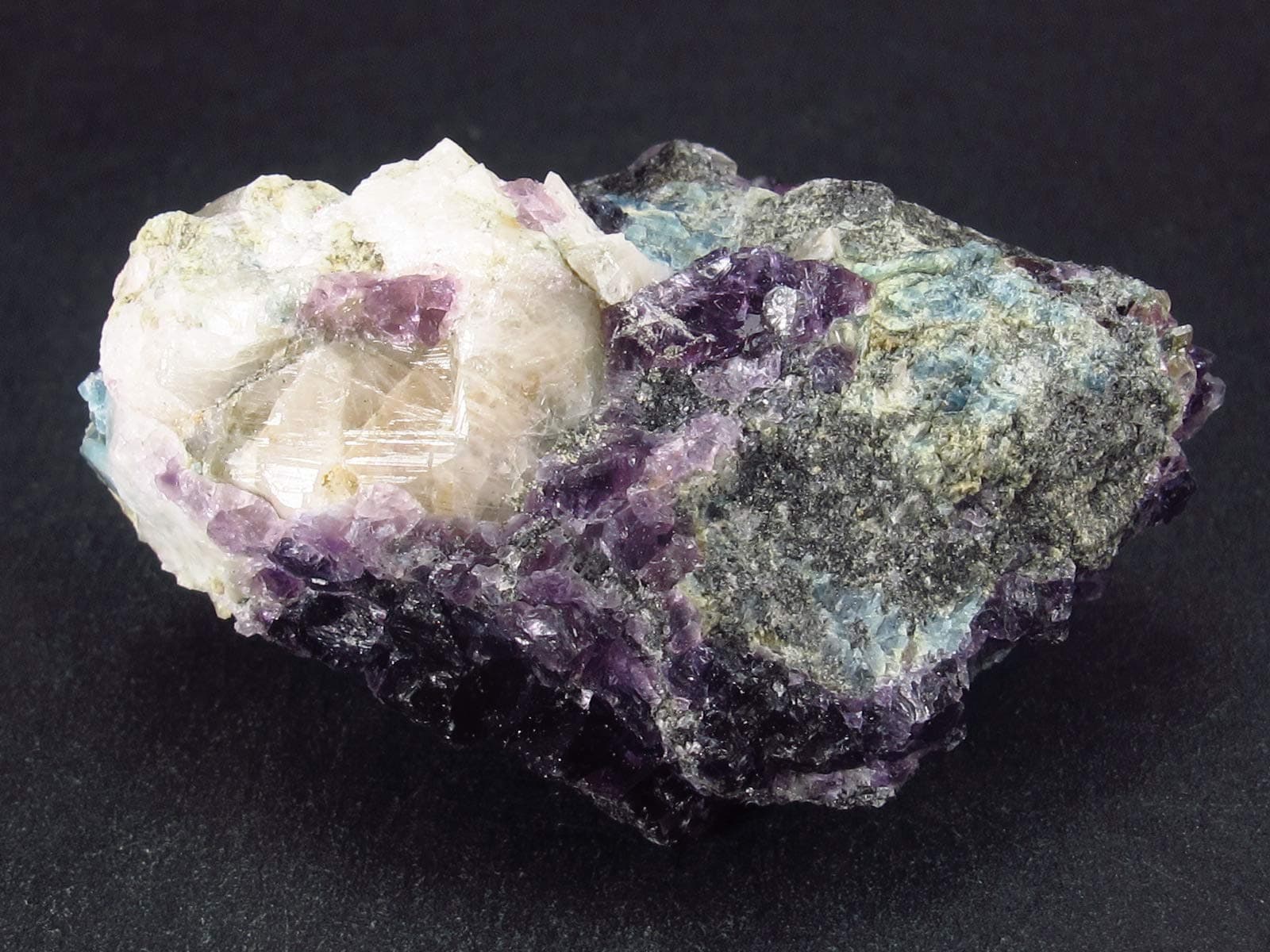 Phenacite Phenakite Crystal on Fluorite and Beryl From Russia - 4.1cm