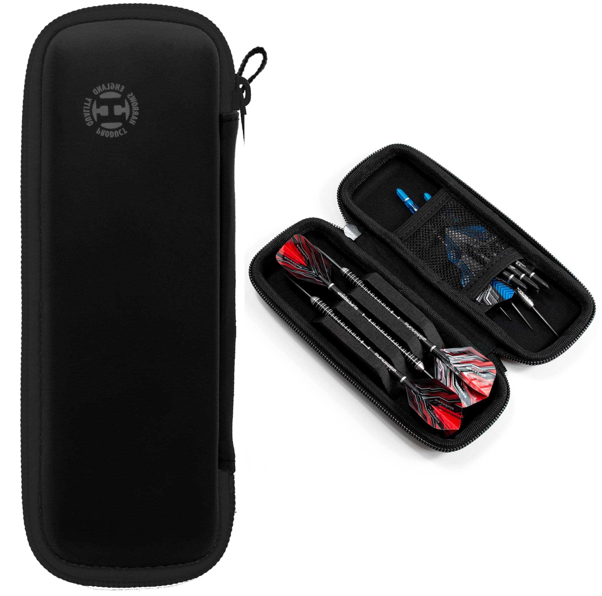 Harrows Darts Blaze Darts Wallet | Darts Case Holds 3 Assembled Darts and Accessories | Protective EVA Material | Professional Darts Accessories